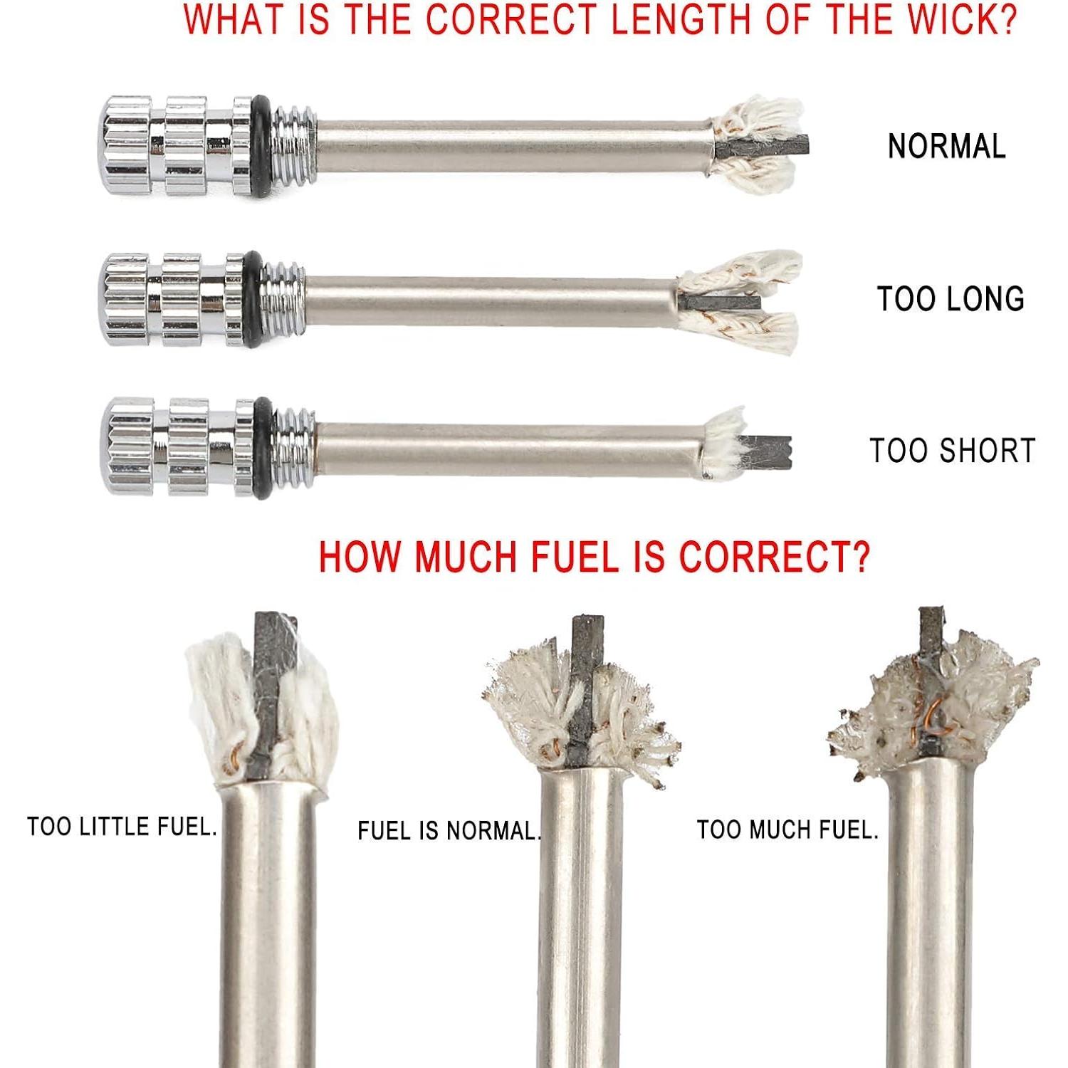 Kit de Accesorios para Fósforo Permanente YUSUD - 2 Raspadores, 3 Varillas, 3 Mechas