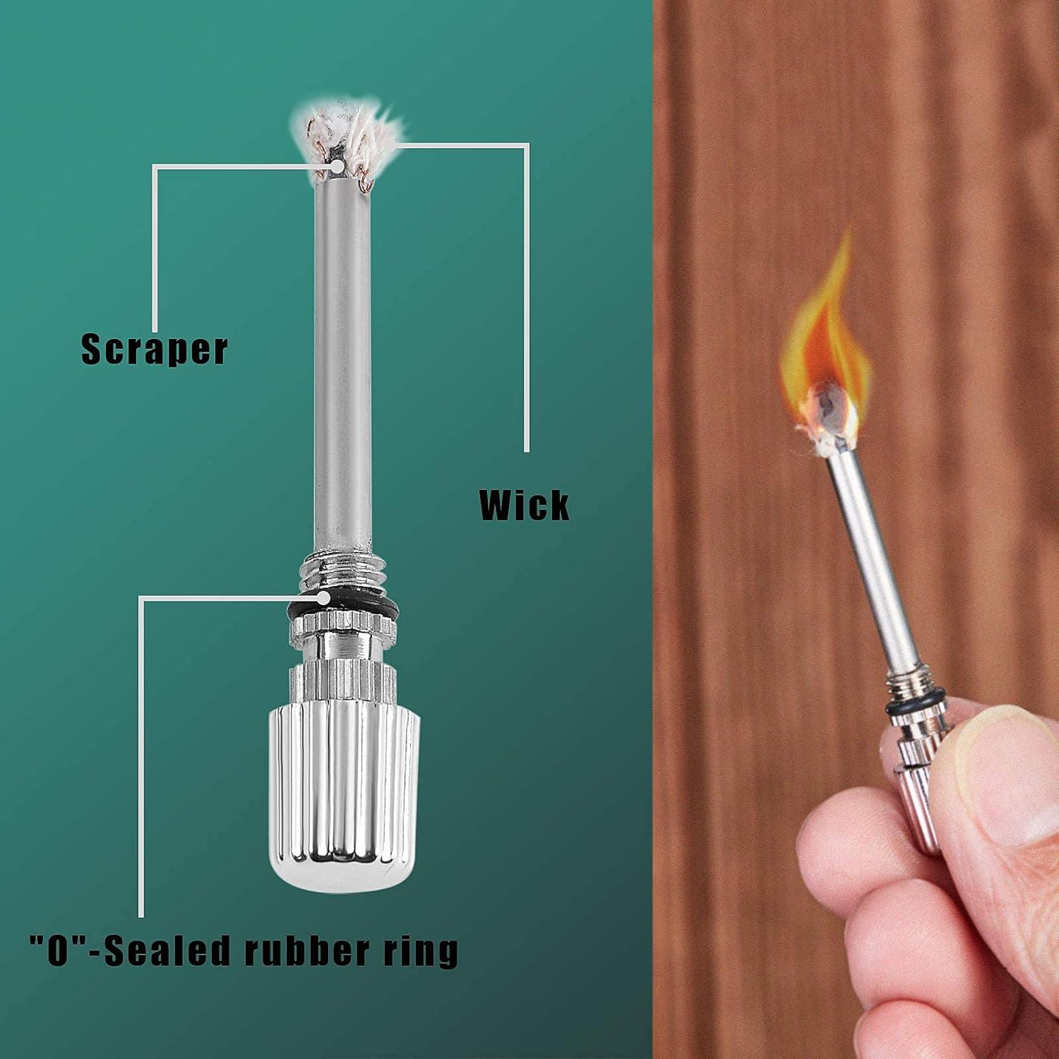 Kit de Accesorios para Fósforo Permanente YUSUD - 2 Raspadores, 3 Varillas, 3 Mechas