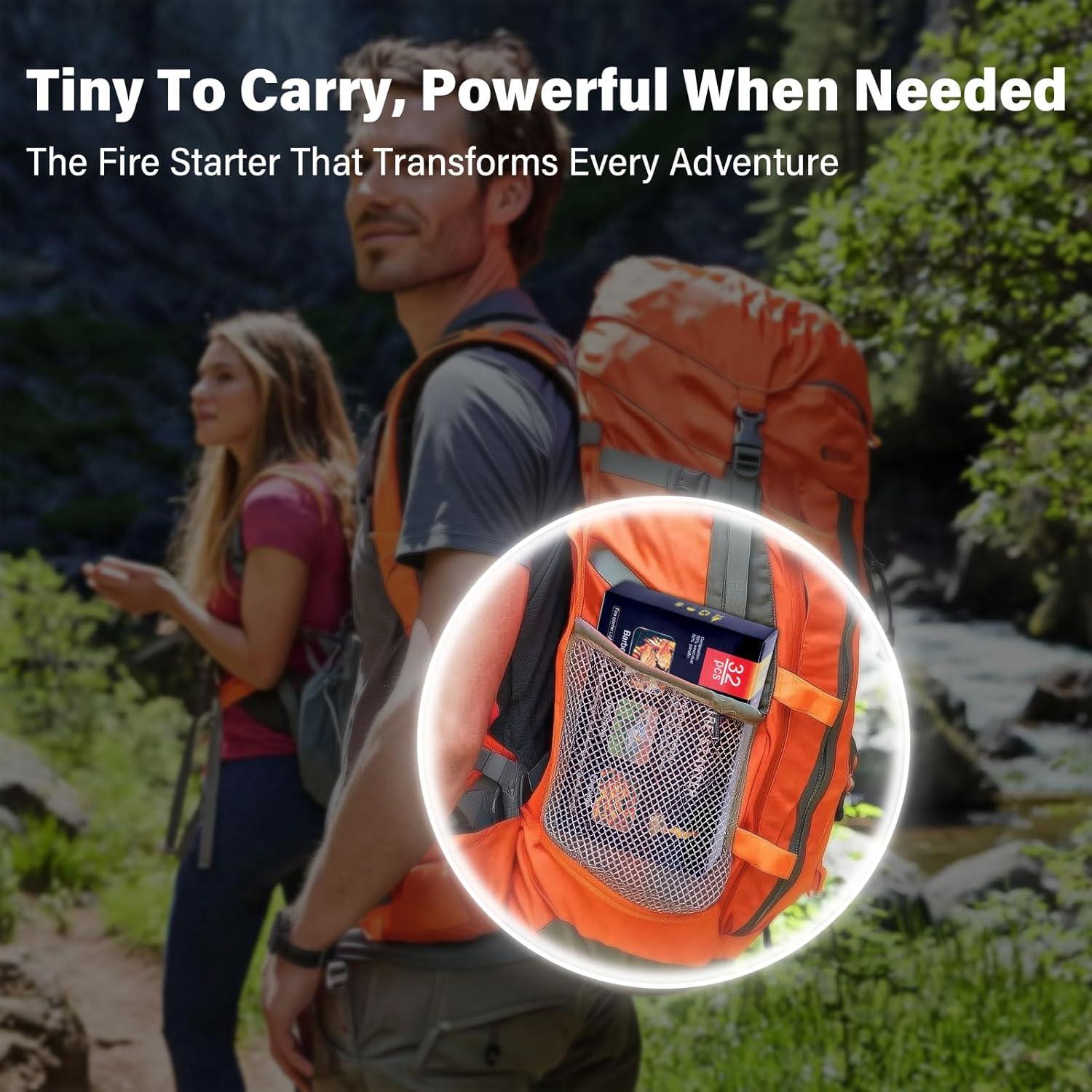 Iniciador de Fuego HGD 32 Piezas Naturales para BBQ y Fogatas