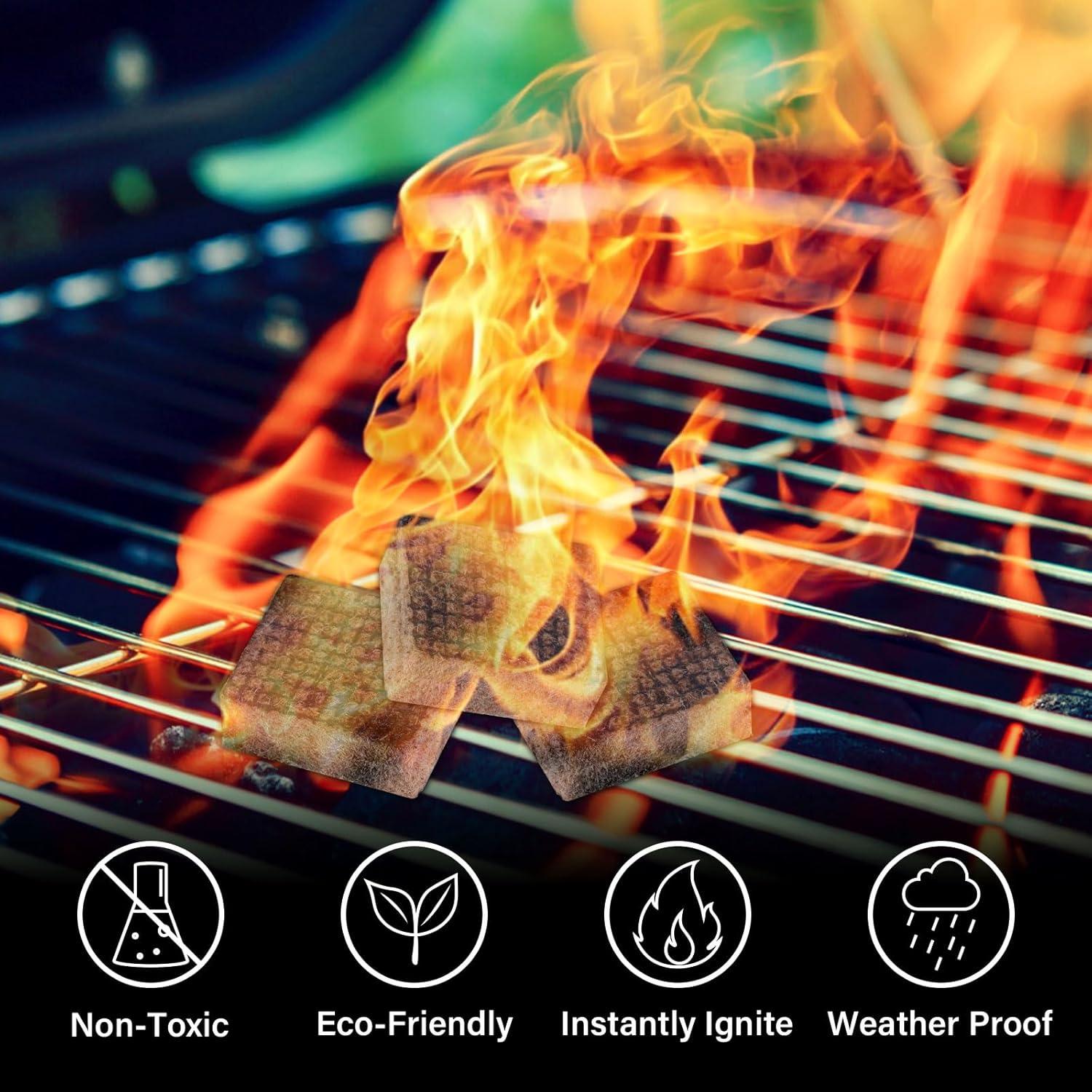 Iniciador de Fuego HGD 32 Piezas Naturales para BBQ y Fogatas