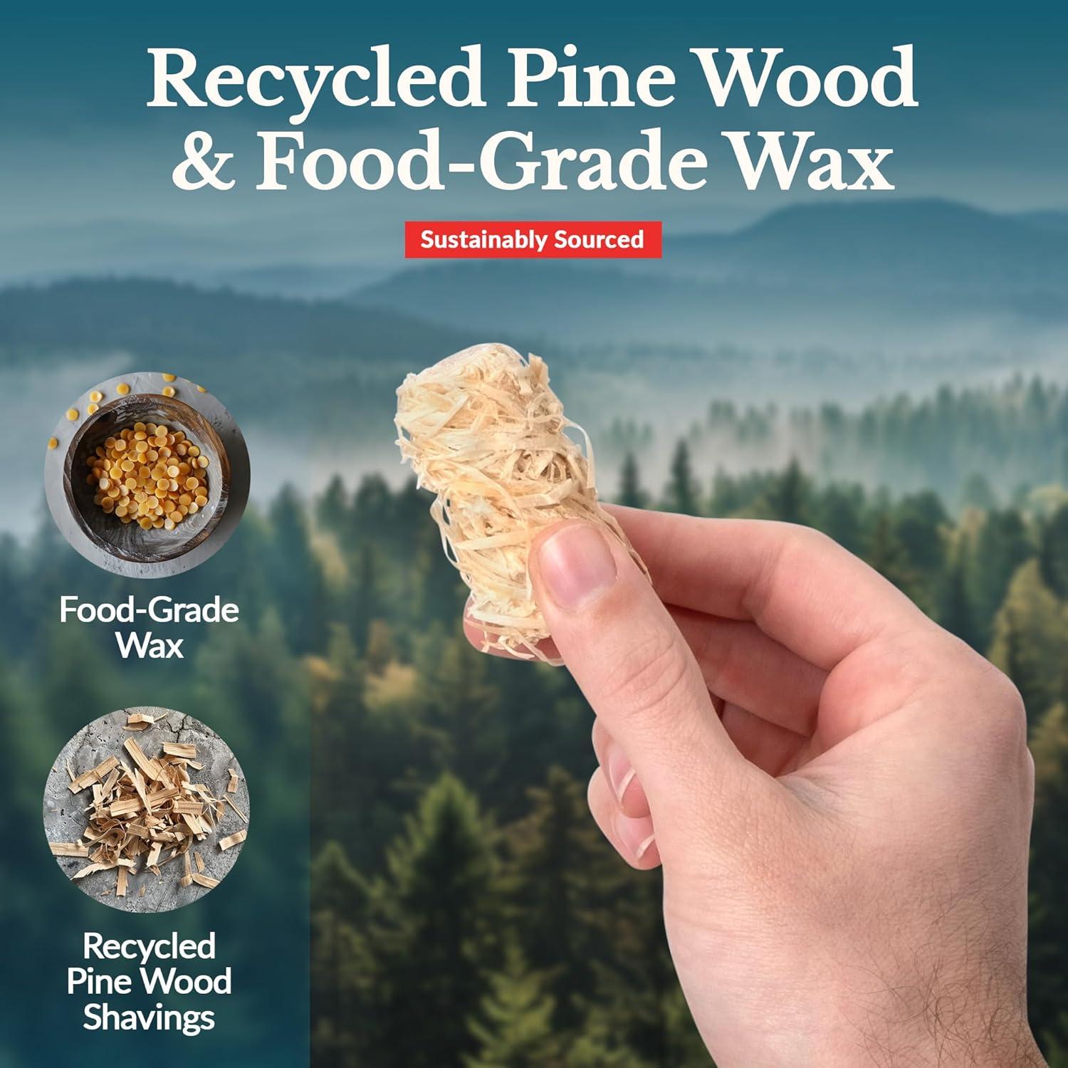 Encendedores de Fuego Naturales Furmia 50 Piezas Ecológicos