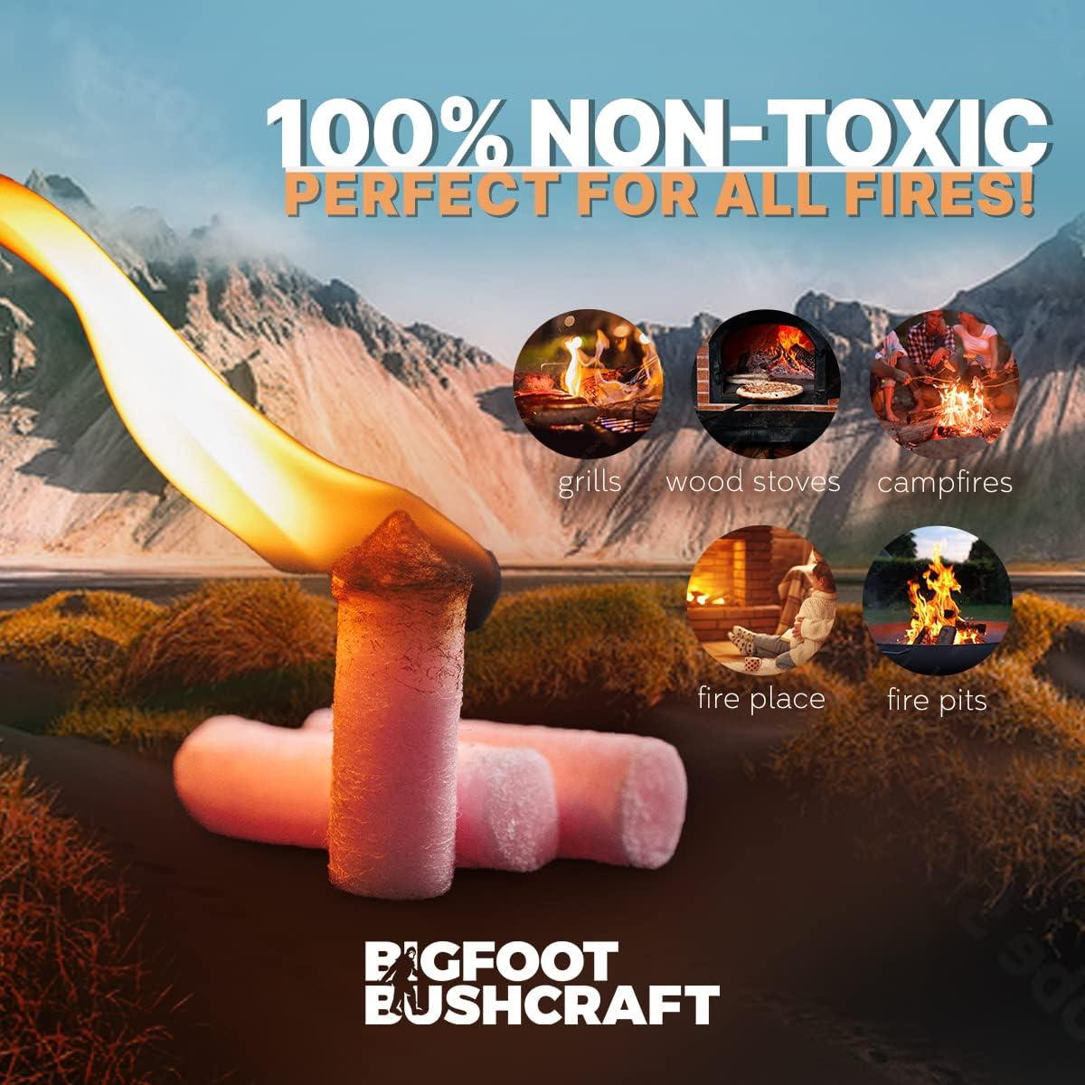 Kit de Inicio de Fuego Mini Bigfoot Bushcraft - Impermeable y Resistente al Viento