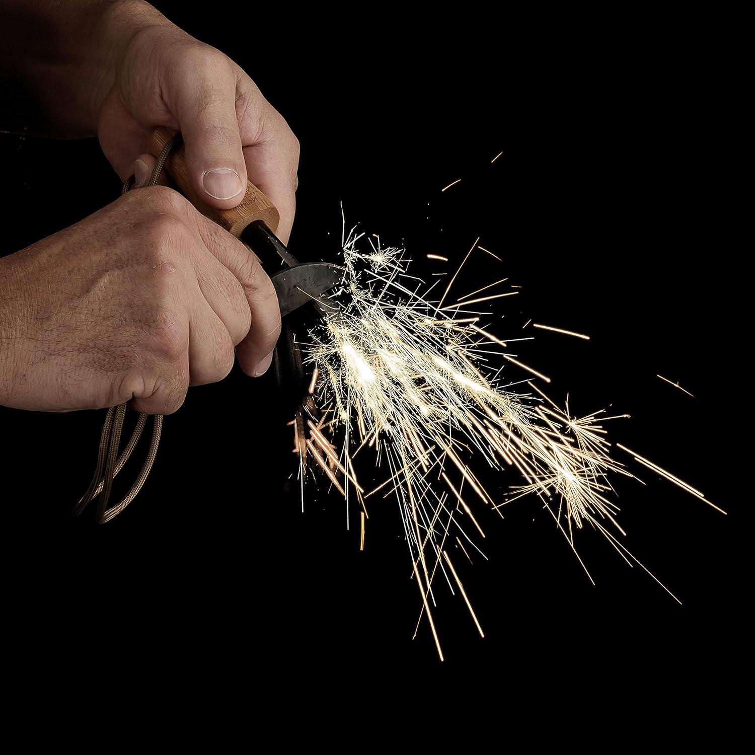 Kit de Encendedor de Bambú Camp Buddy - Ferrocerio Grande 12.7 cm