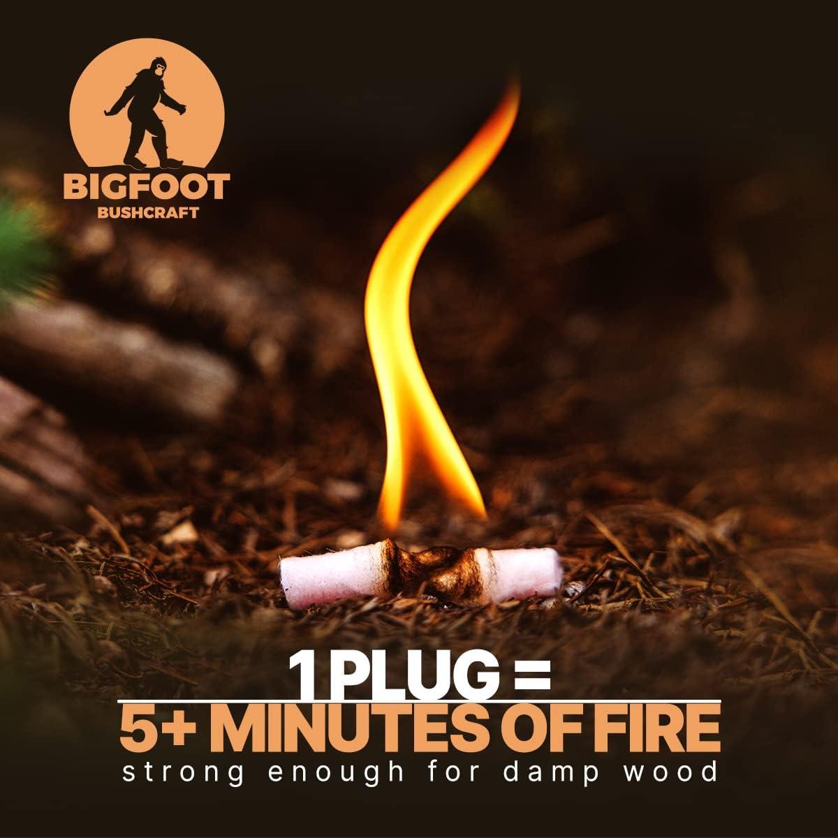 Kit Encendedor de Emergencia Bigfoot Bushcraft - 80 Tapones