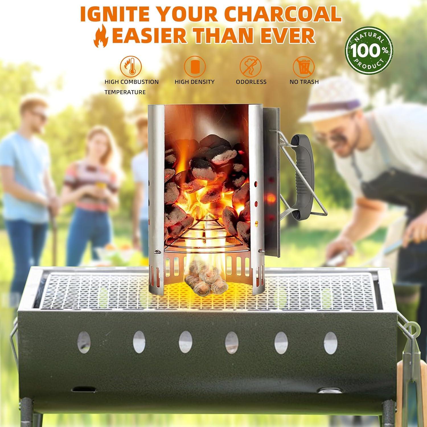 76 Encendedores Naturales EWPJDK para BBQ y Chimenea