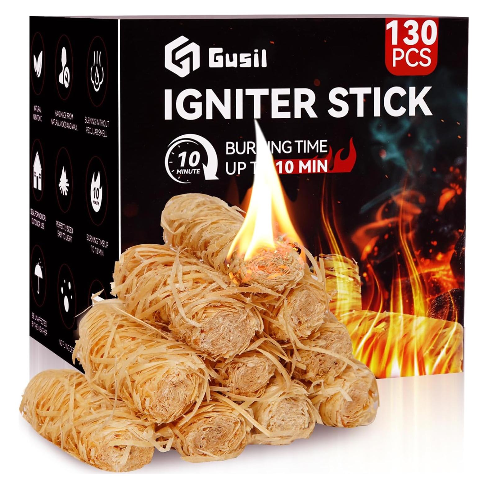 80 Encendedores de Fuego Naturales Tumbleweeds - 6.5 cm
