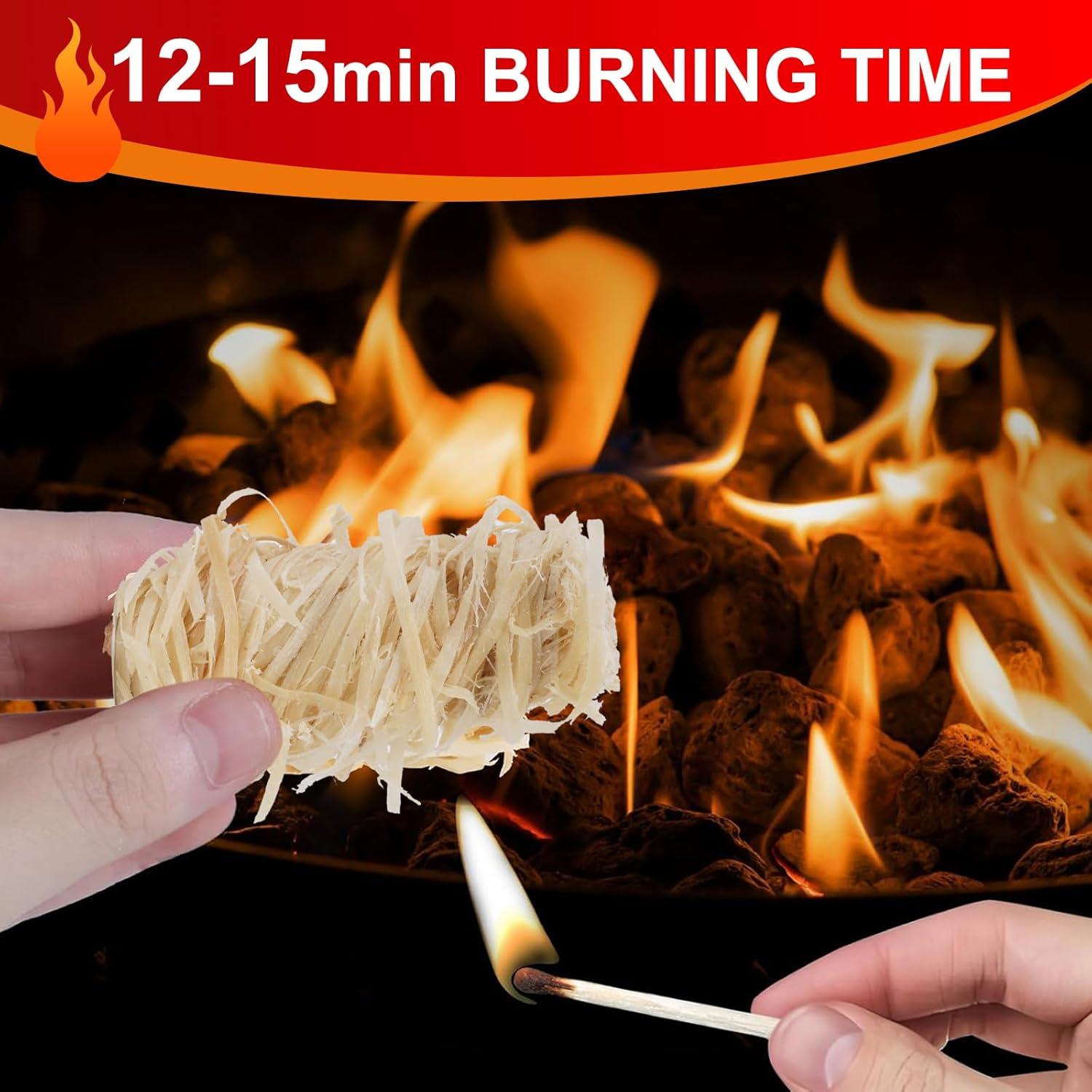 80 Encendedores de Fuego Naturales Tumbleweeds - 6.5 cm