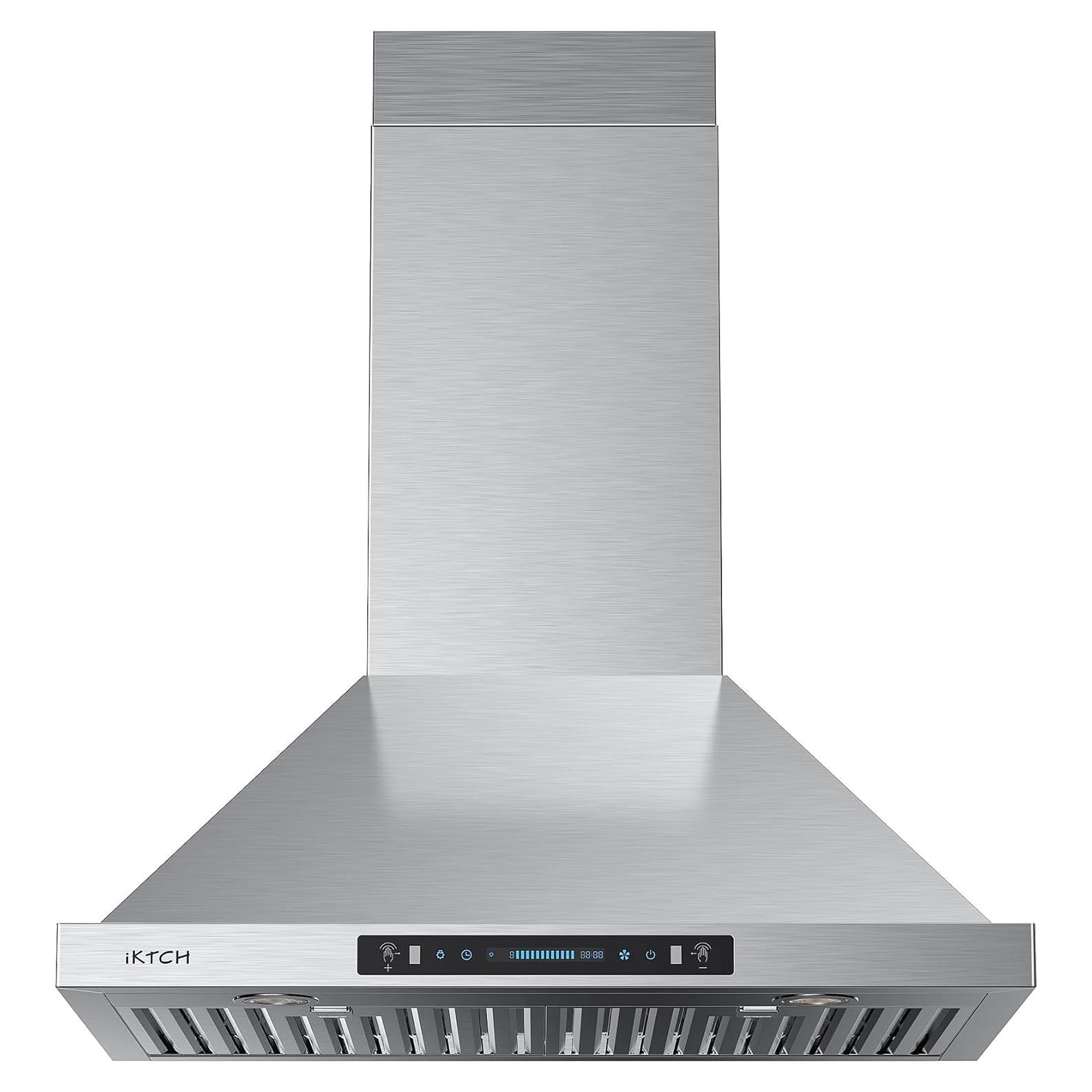 Campana de Cocina IKTCH 75 cm Acero Inoxidable 390 CFM