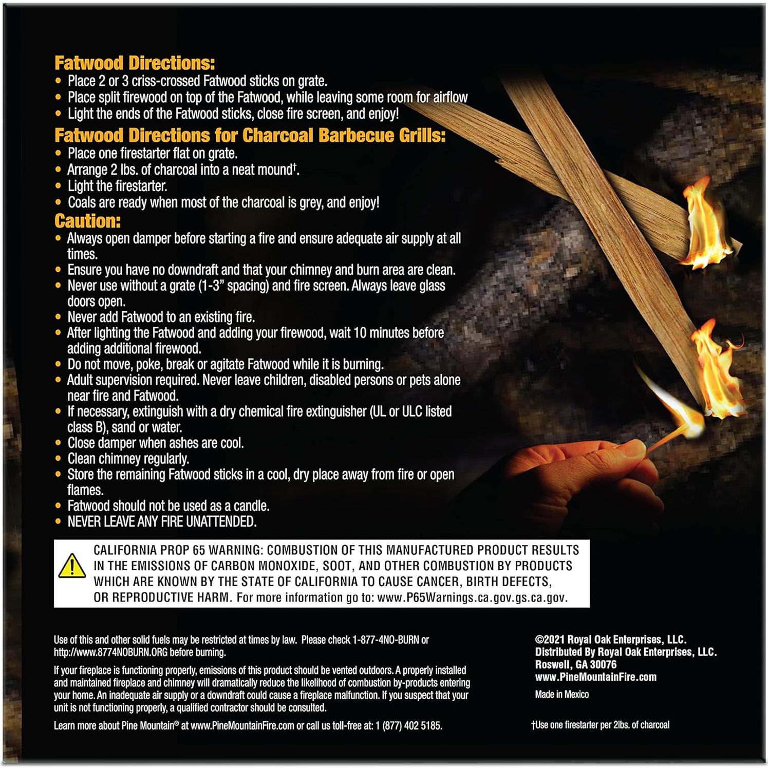 Palo de Encendido Pine Mountain 2.27 kg 100% Natural