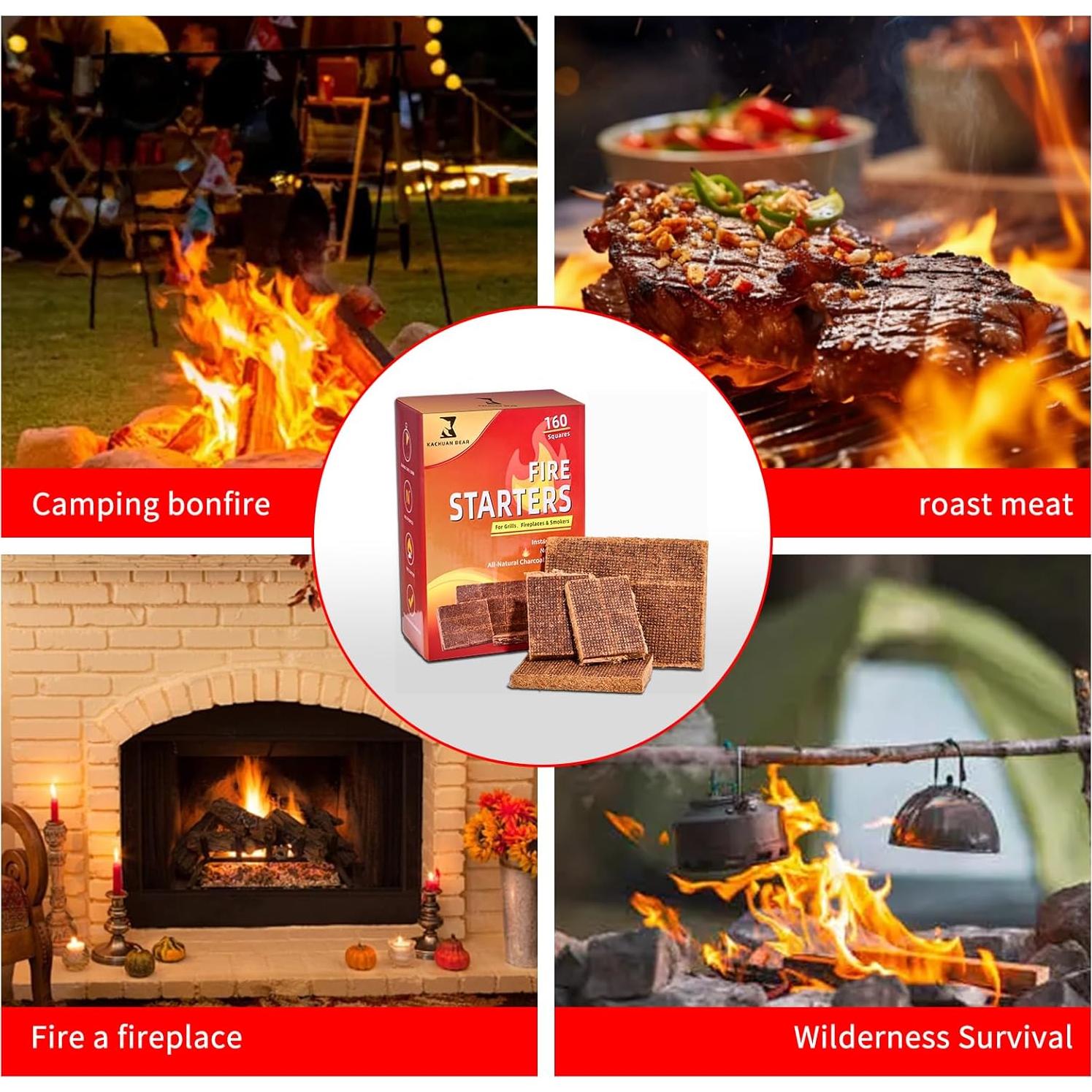 Encendedores de Fuego KACHUAN BEAR 160 pcs Impermeables