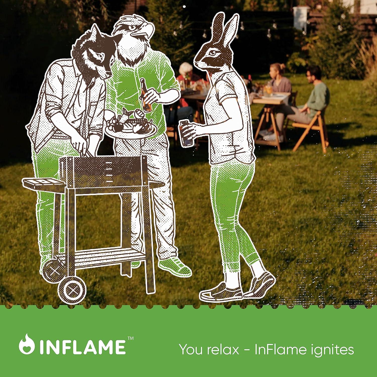 Encendedores Inflame de Fuego 70 pcs - Impermeables y Naturales