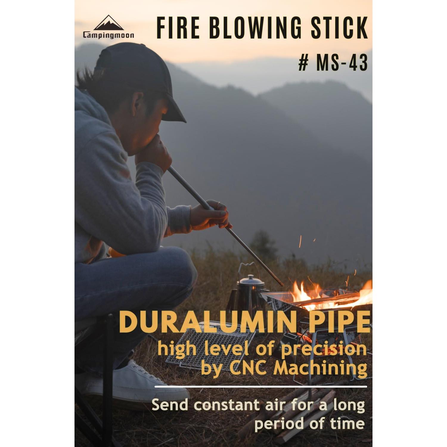 Palo de Soplado de Fuego Campingmoon MS-43 0.28kg