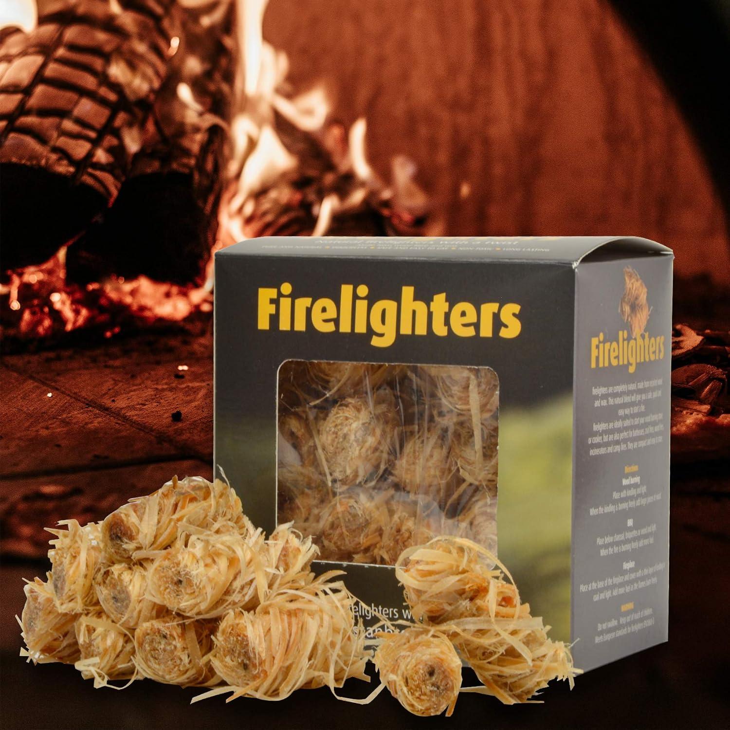 Encendedores de Fuego Stanbroil 32 Piezas Naturales Rápidos