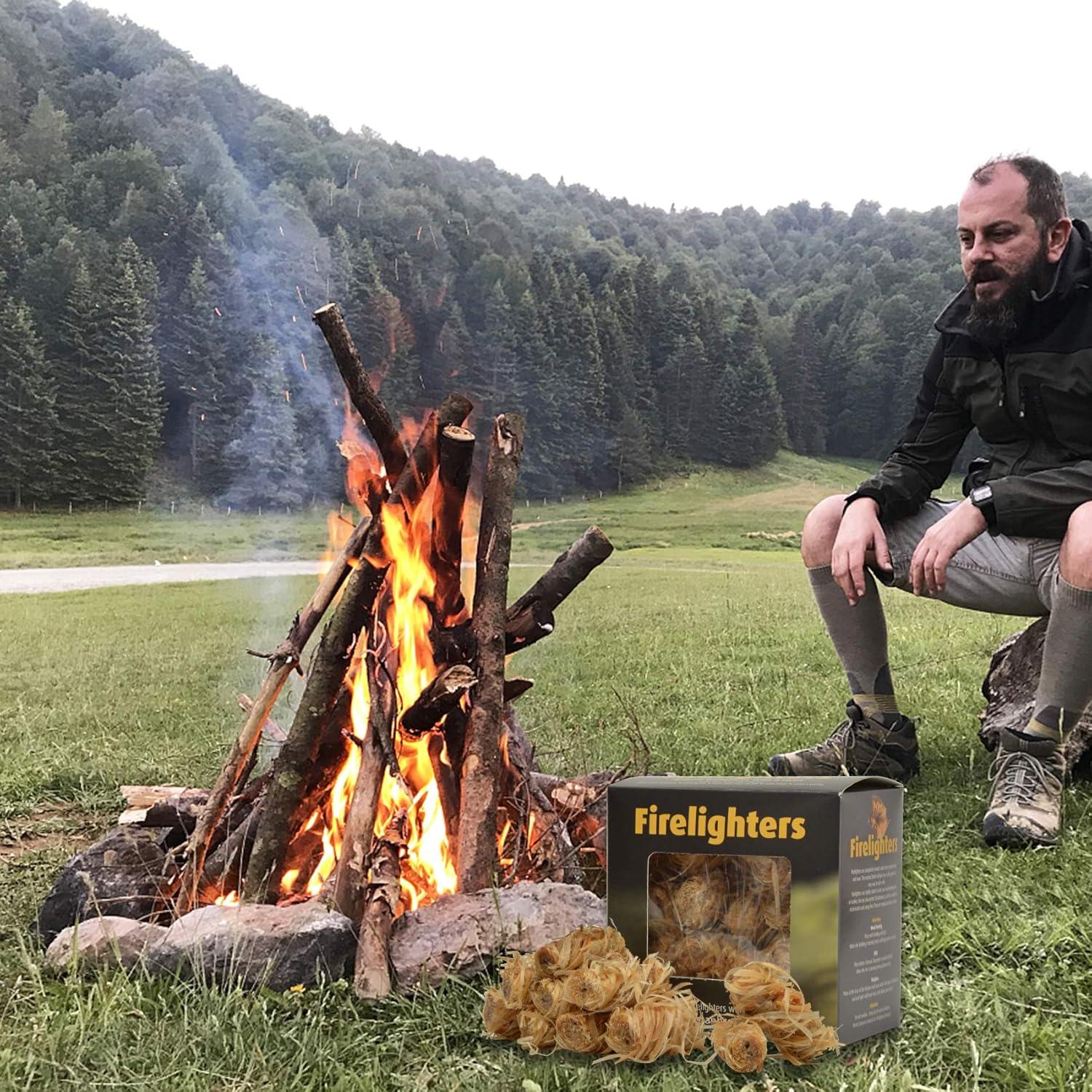 Encendedores de Fuego Stanbroil 32 Piezas Naturales Rápidos