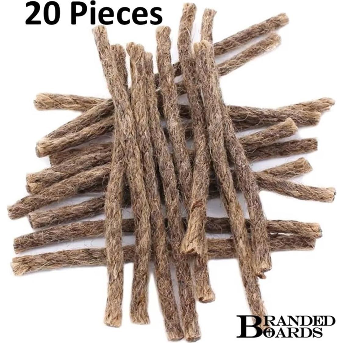 Cuerda de yute encerado Branded Boards - 20 piezas 0.64 cm