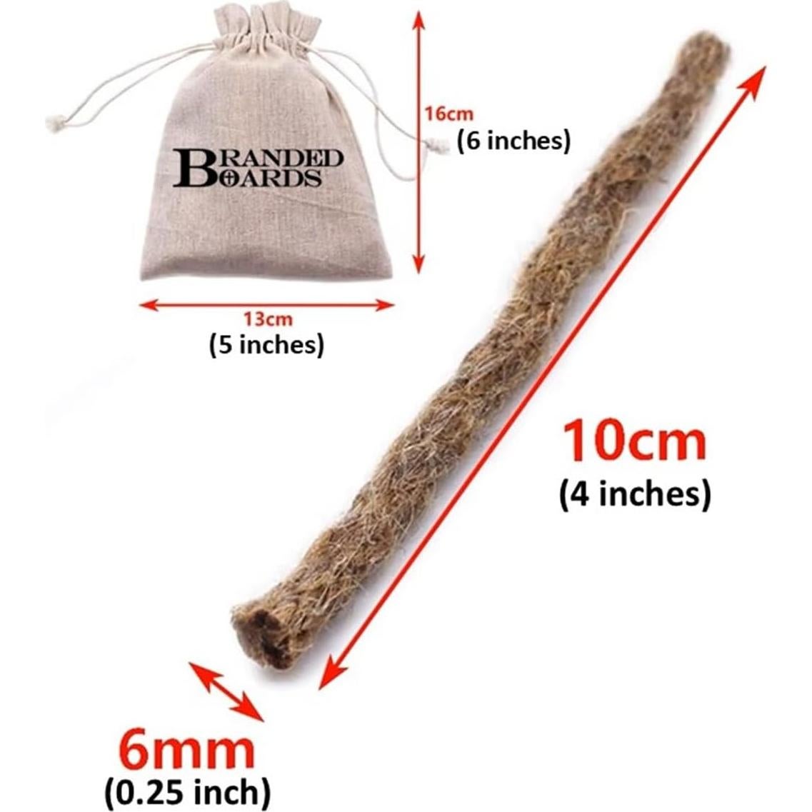 Cuerda de yute encerado Branded Boards - 20 piezas 0.64 cm