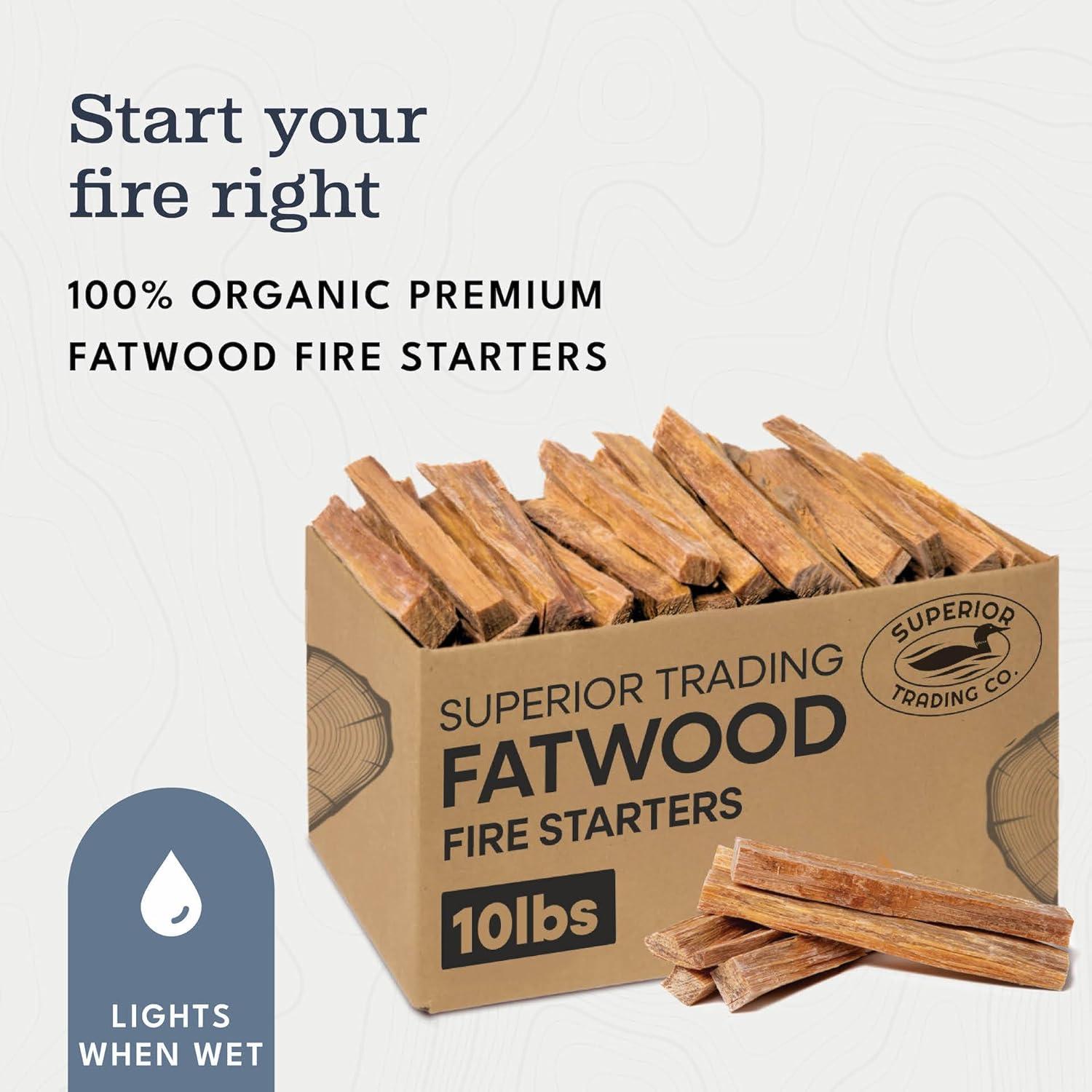 Palos de Encendido de Grasa Premium Superior Trading 4.54 kg