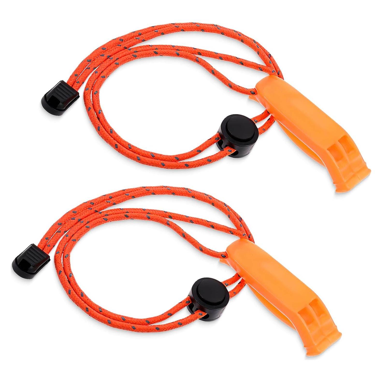 Silbatos de Emergencia Aphumedc 2 Pack Naranja 120 dB