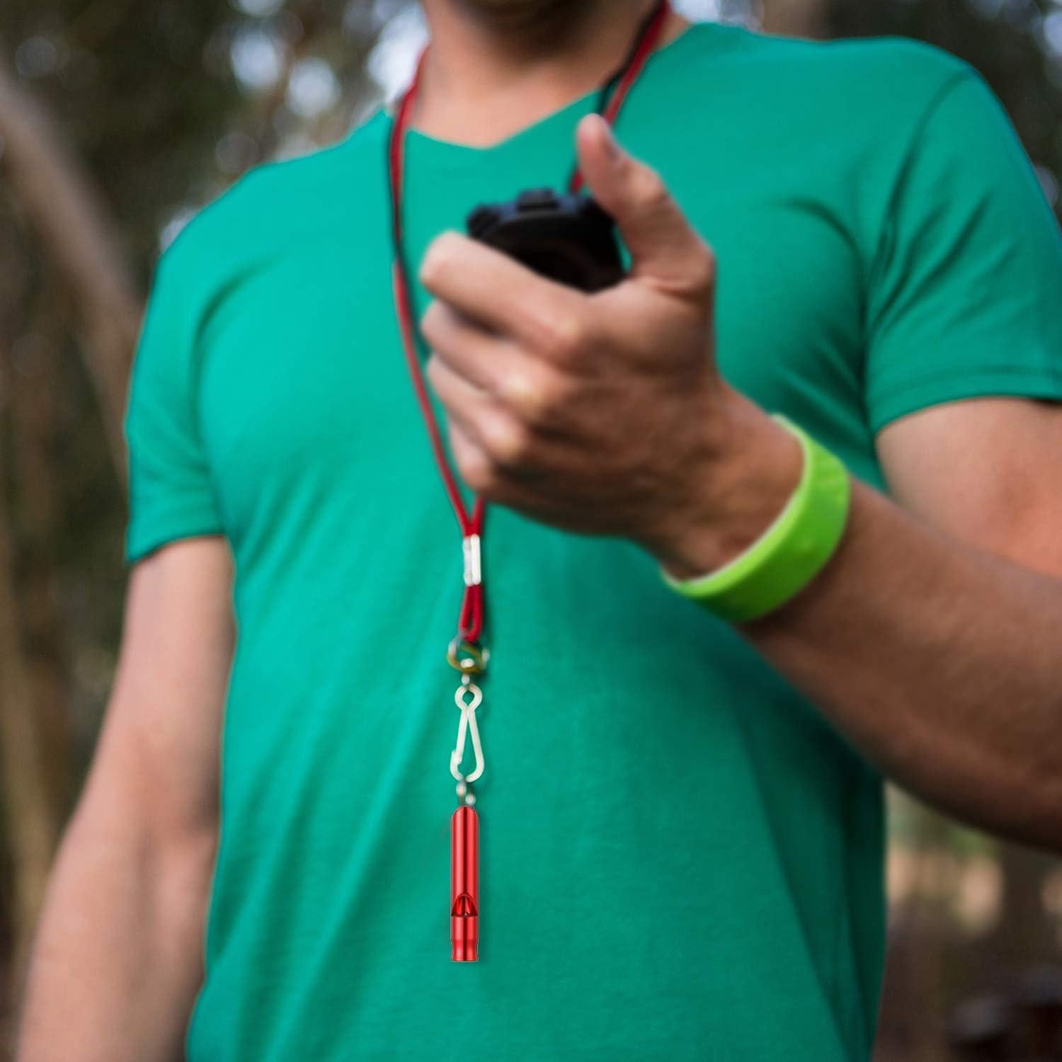 Silbatos de Emergencia Sumind 49 Piezas Aluminio 120 dB