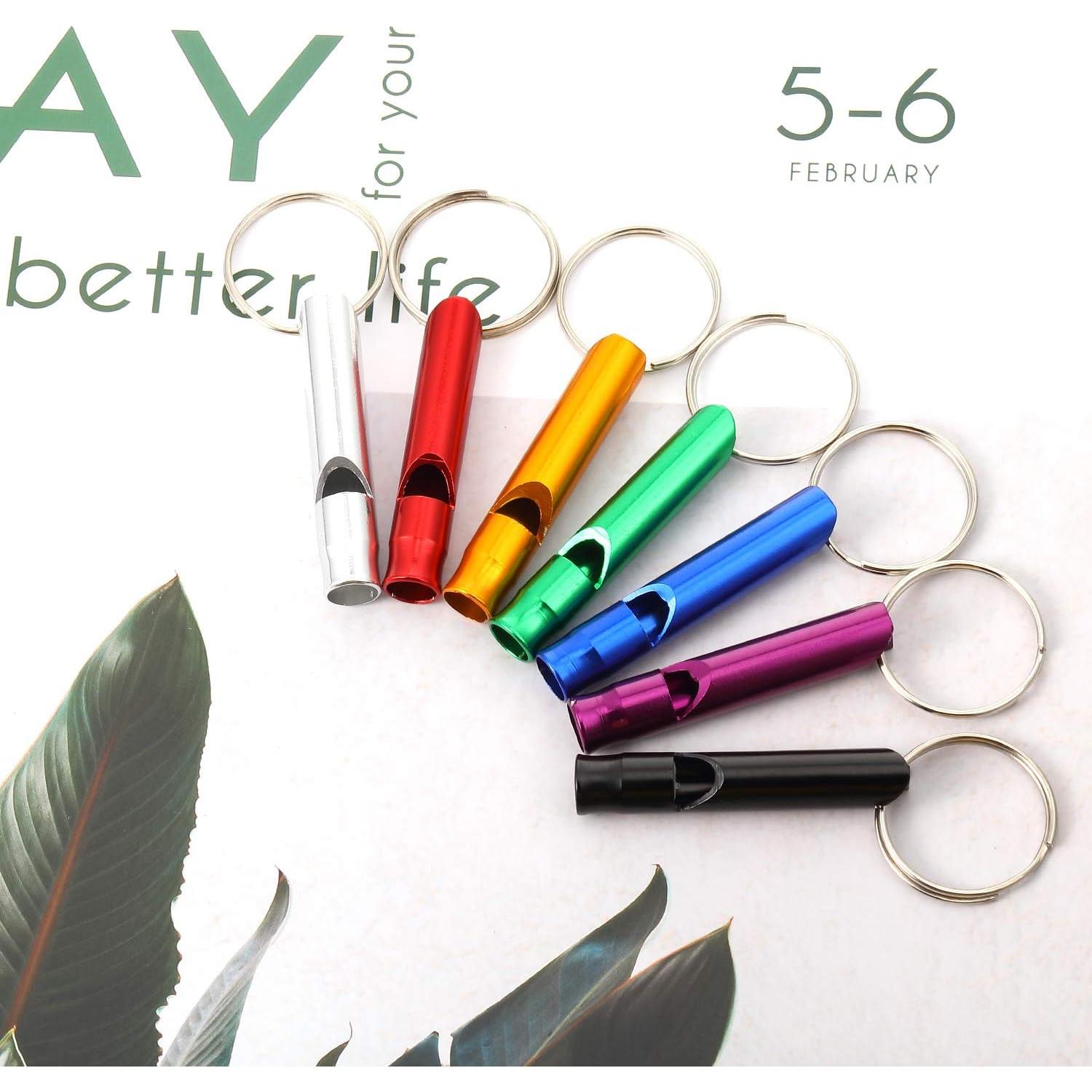 Silbatos de Emergencia Sumind 49 Piezas Aluminio 120 dB