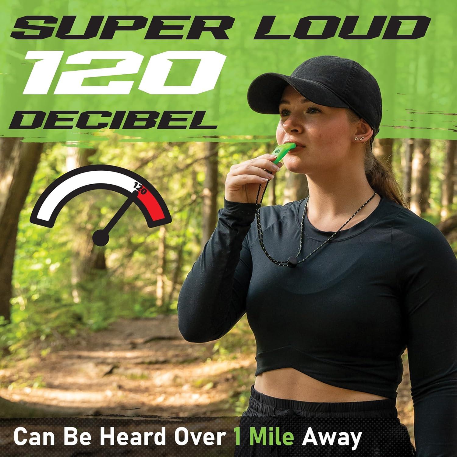 Silbatos de Emergencia Gradient Fitness - Paquete de 2, 120 dB