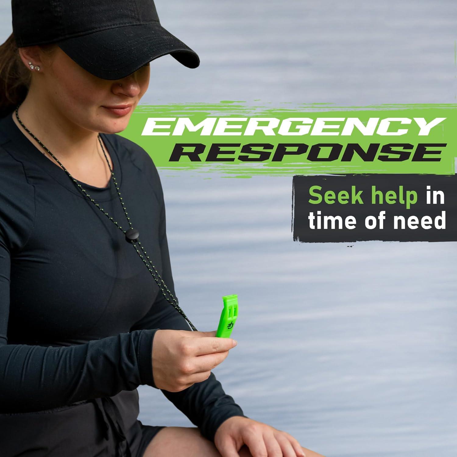 Silbatos de Emergencia Gradient Fitness - Paquete de 2, 120 dB