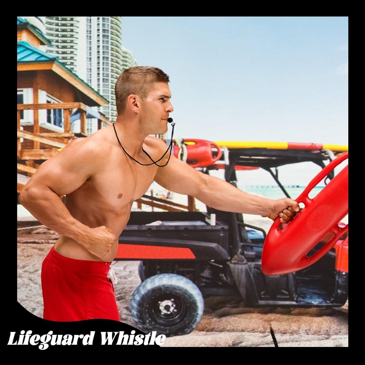 48 Silbatos de Entrenador Retainbre con Cordón Negro