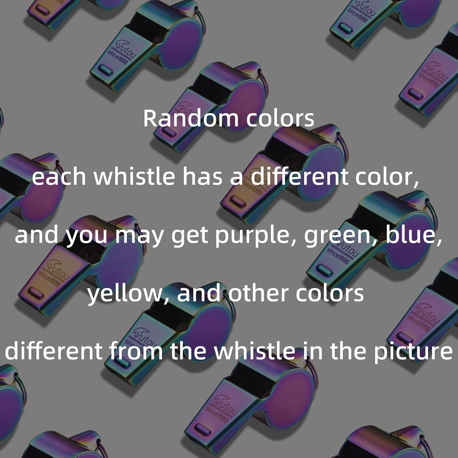 Silbato HUTOU L4820SX de Acero Inoxidable con Cordón - 2 Paquetes