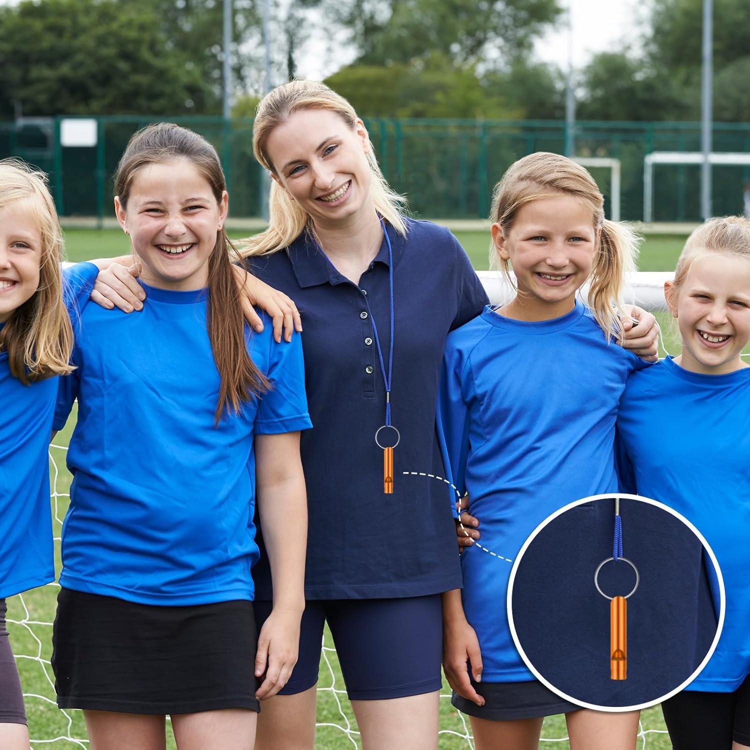 200 Silbatos de Emergencia Hollowfly con Llaveros Aluminio