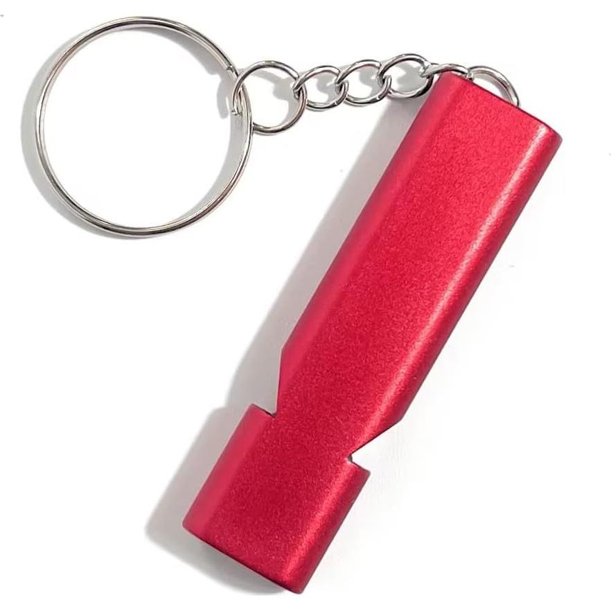 Paquete de 4 Silbatos de Emergencia Doble Tubo BSPIX 120dB