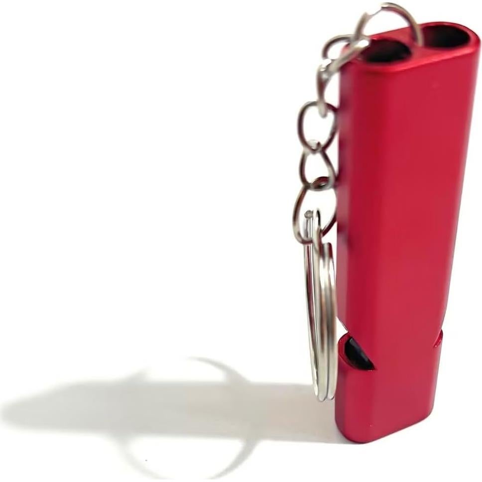 Paquete de 4 Silbatos de Emergencia Doble Tubo BSPIX 120dB