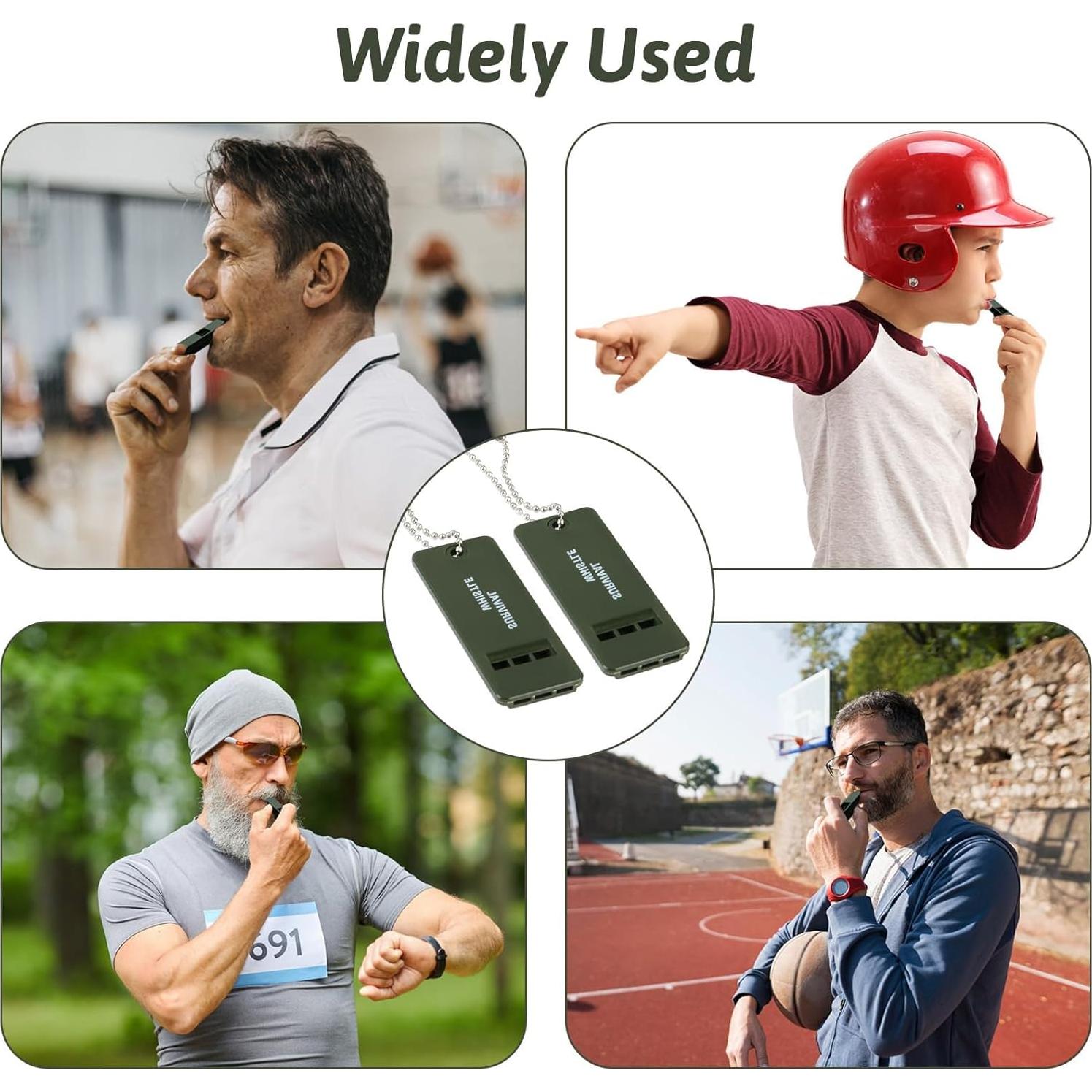 Silbatos de Emergencia hoeslaw ZS - 120 dB, Verde, PVC