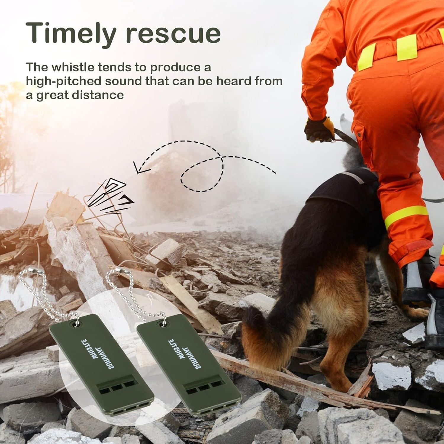 Silbatos de Emergencia hoeslaw ZS - 120 dB, Verde, PVC