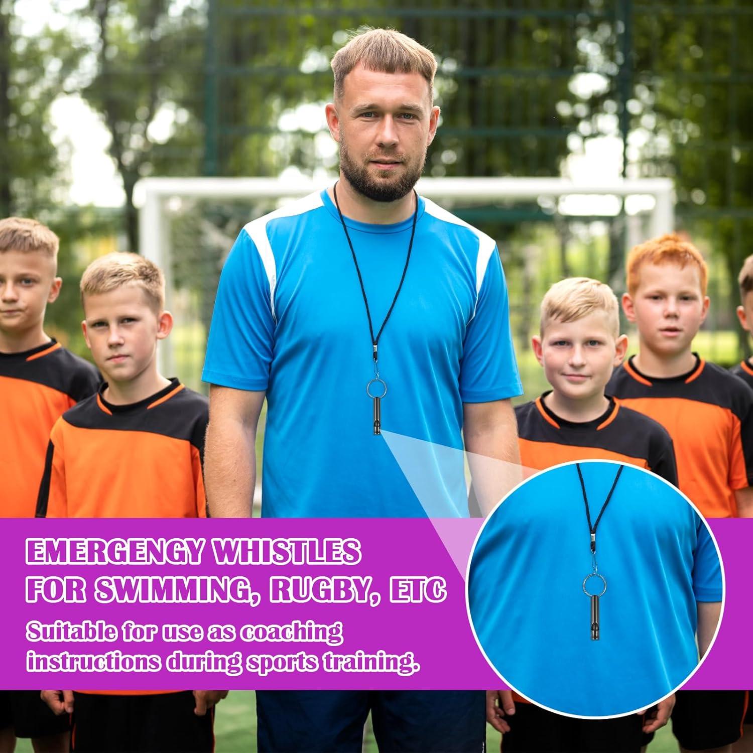 120 Silbatos de Emergencia Tolare de Aluminio para Camping