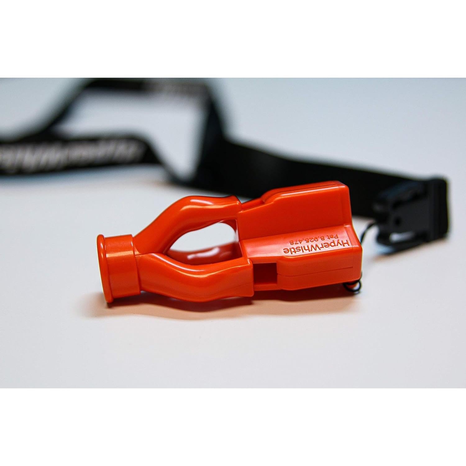 Silbato HyperWhistle Ultra Ruidoso 142dB Naranja Seguridad