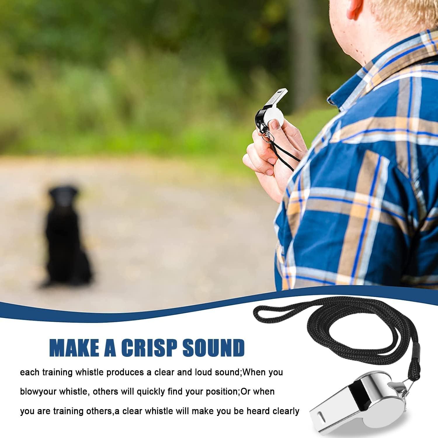 Silbato de Acero Inoxidable Tiankohelan 3 Pcs para Deportes