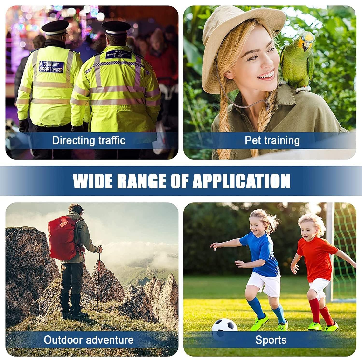 Silbato de Acero Inoxidable Tiankohelan 3 Pcs para Deportes