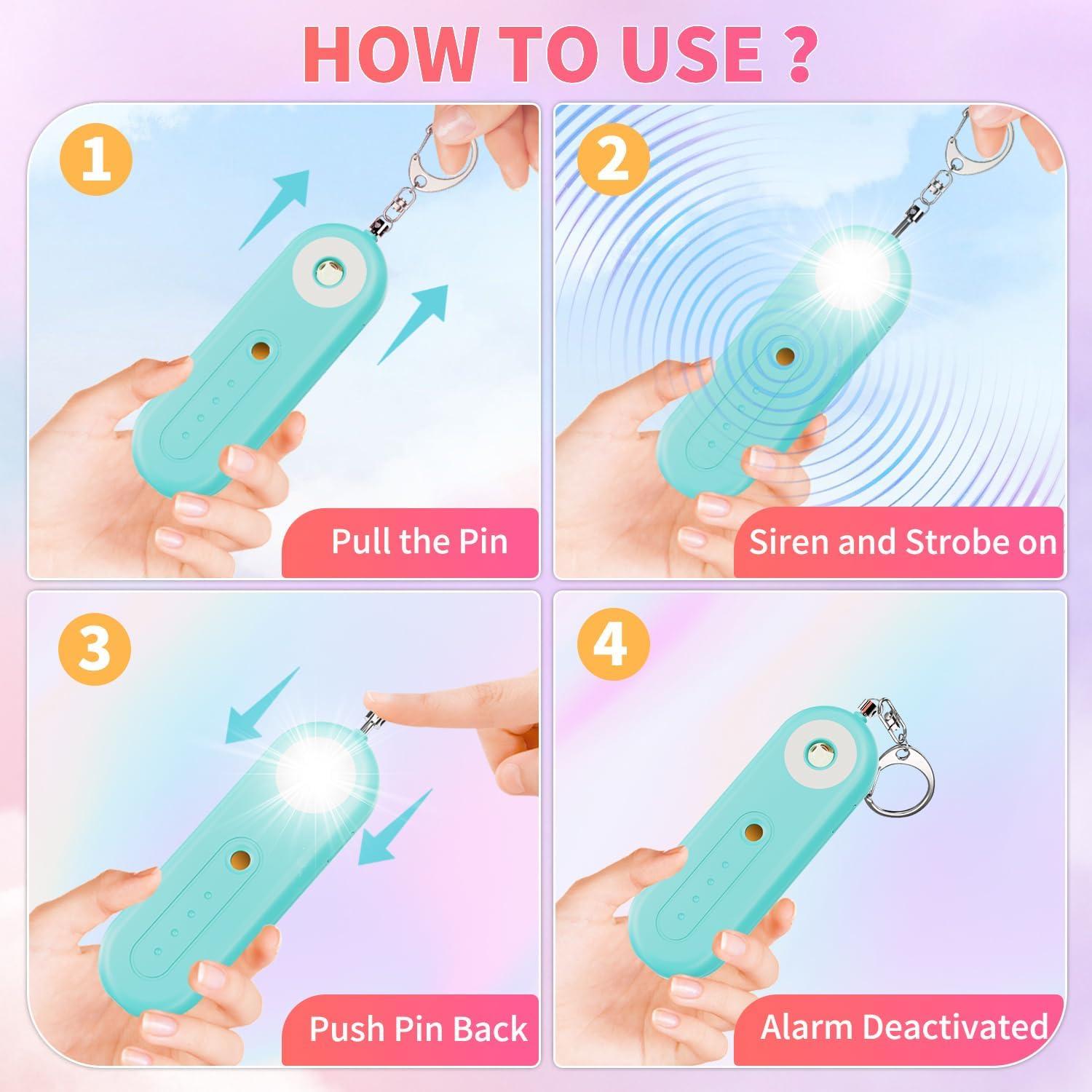 Alarma de Seguridad Personal Recargable 130dB Huizhou Aqua