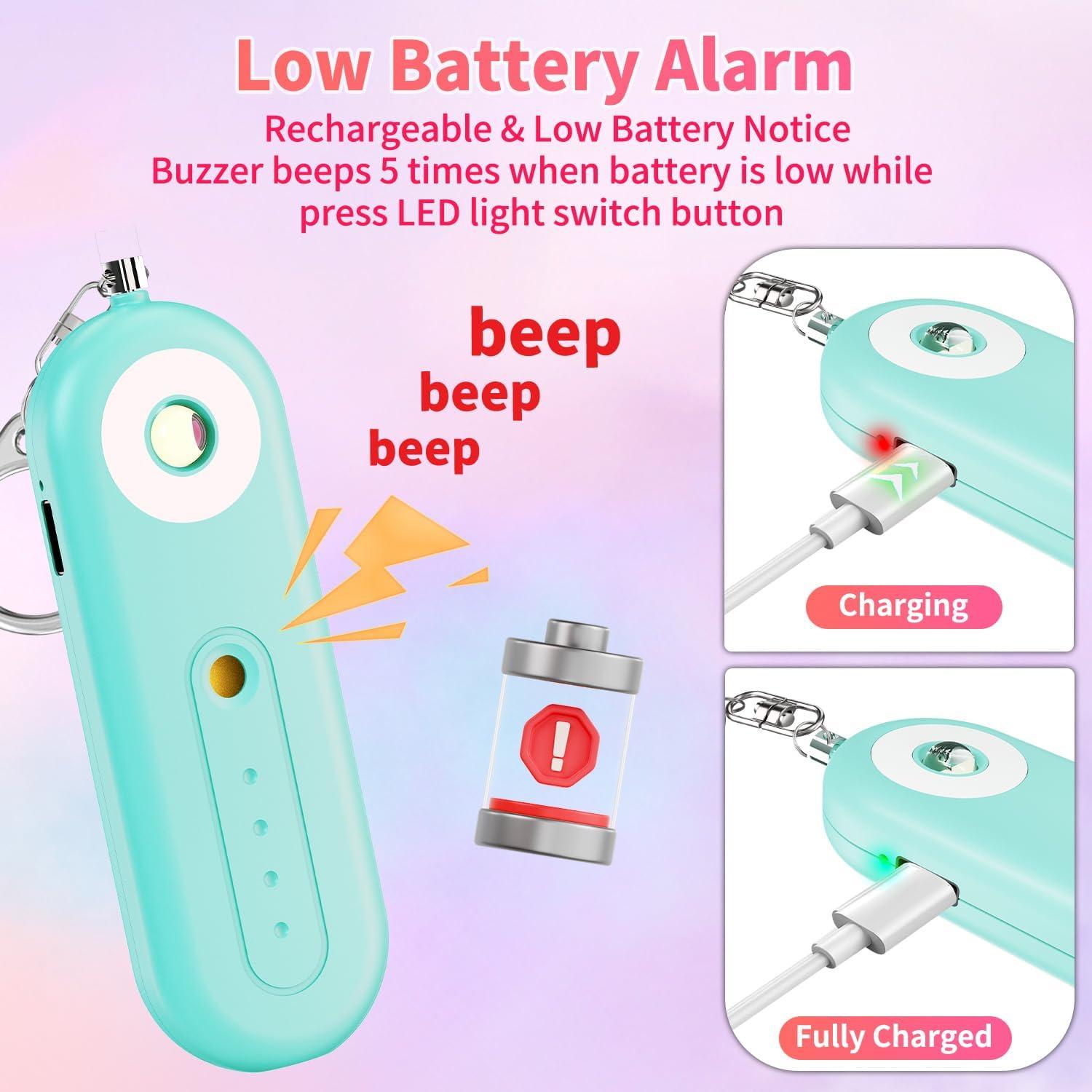 Alarma de Seguridad Personal Recargable 130dB Huizhou Aqua