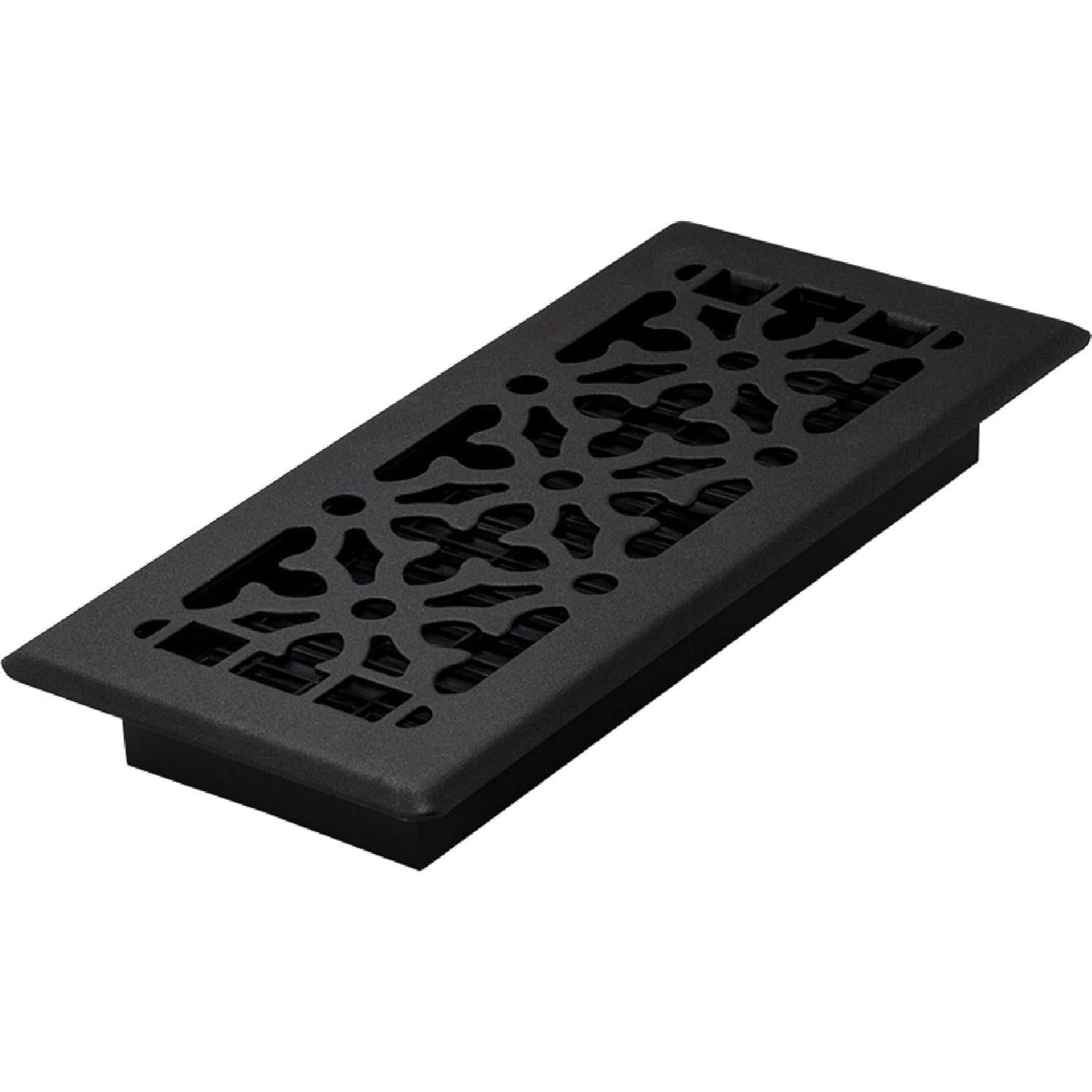 Rejilla de Piso Decor Grates AGH410-BLK, 10x25 cm, Negro Texturizado