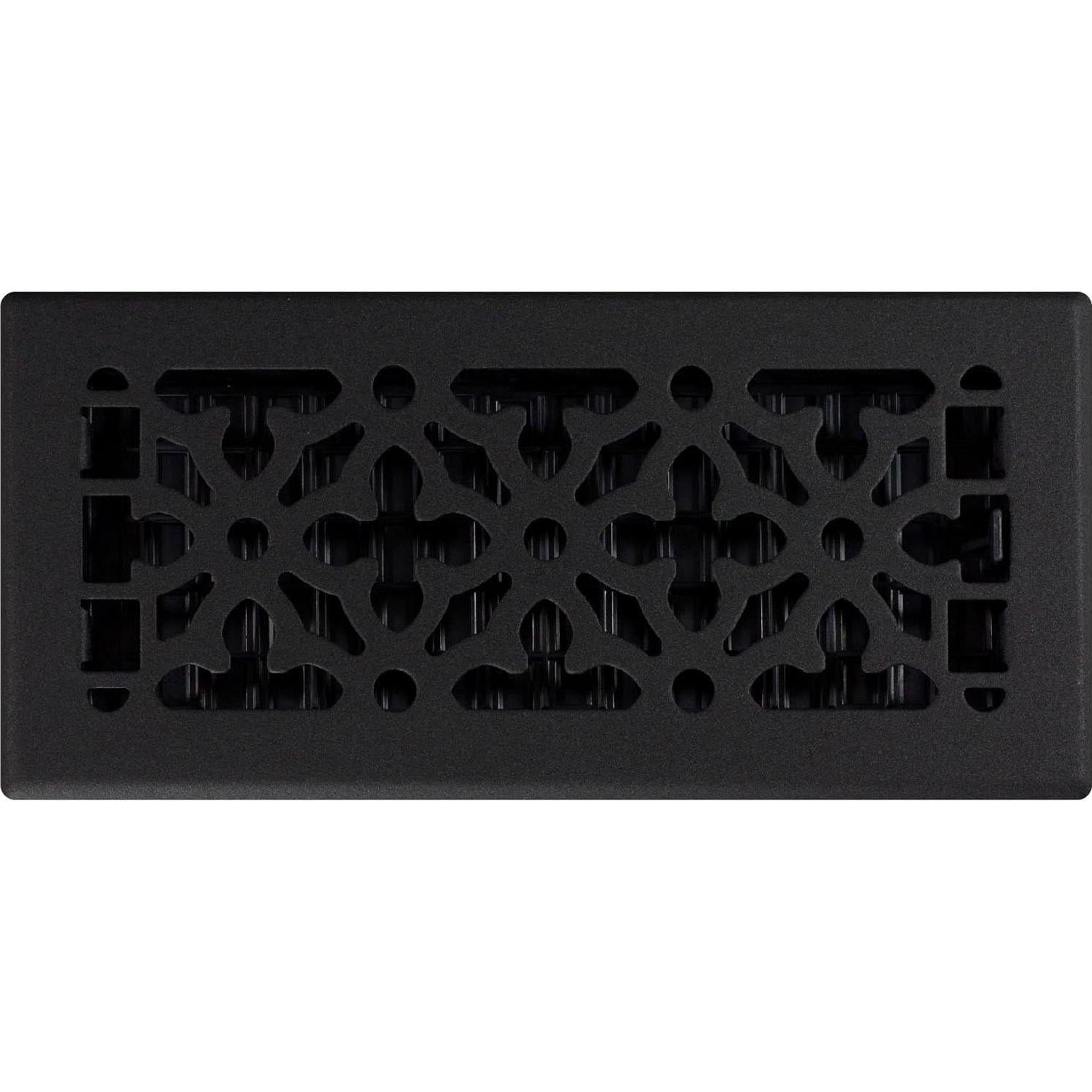 Rejilla de Piso Decor Grates AGH410-BLK, 10x25 cm, Negro Texturizado