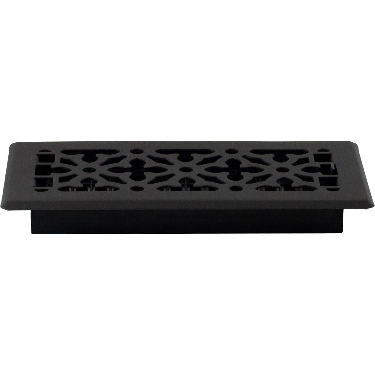 Rejilla de Piso Decor Grates AGH410-BLK, 10x25 cm, Negro Texturizado