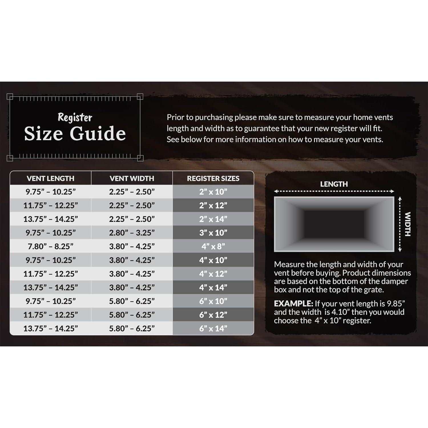 Rejilla de Piso Decor Grates AGH410-BLK, 10x25 cm, Negro Texturizado