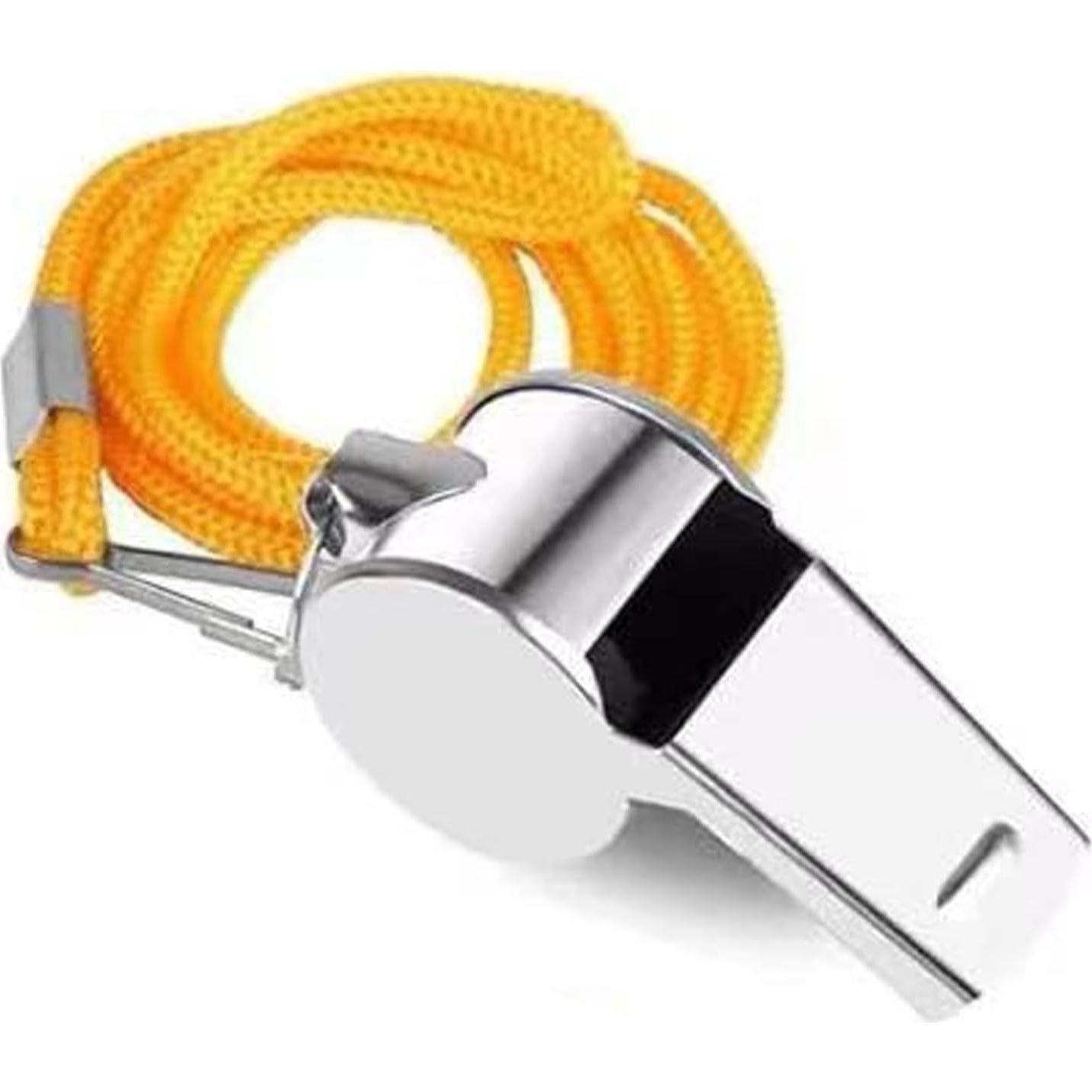 Silbatos de Acero Inoxidable SHENGQIDZ 24 Pack Amarillo