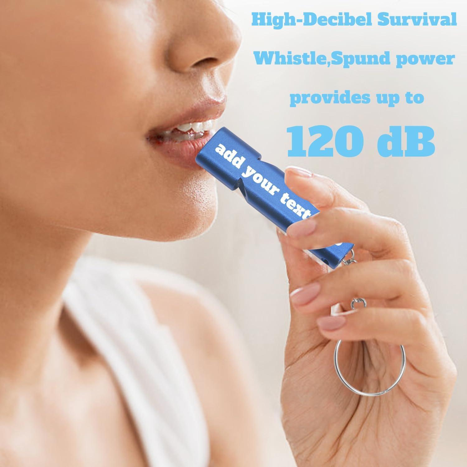 Silbato de Supervivencia Personalizado LYLBFOF Aluminio 120dB