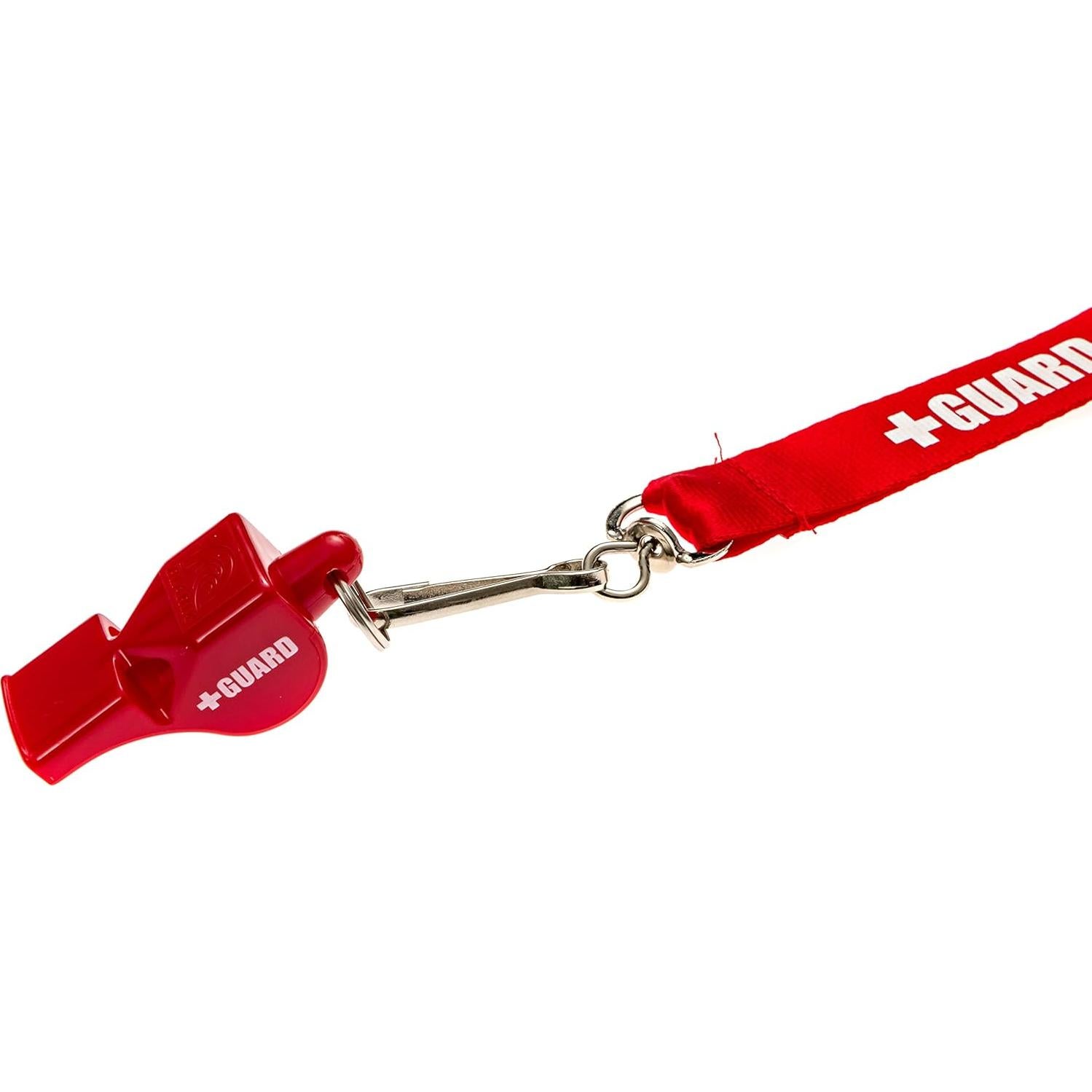 Silbato de Guardia BLARIX con Cordón Nylon Rojo