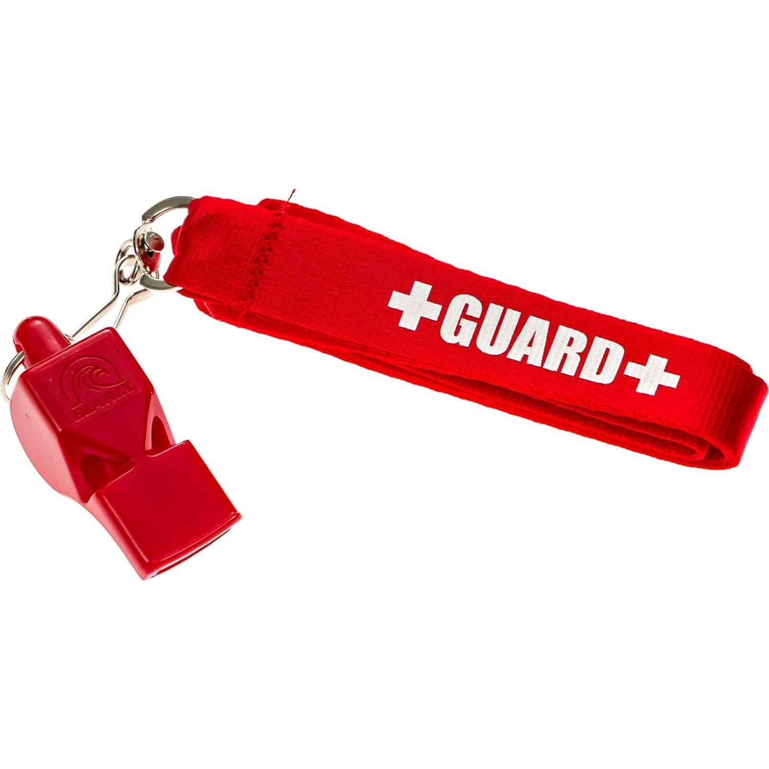 Silbato de Guardia BLARIX con Cordón Nylon Rojo