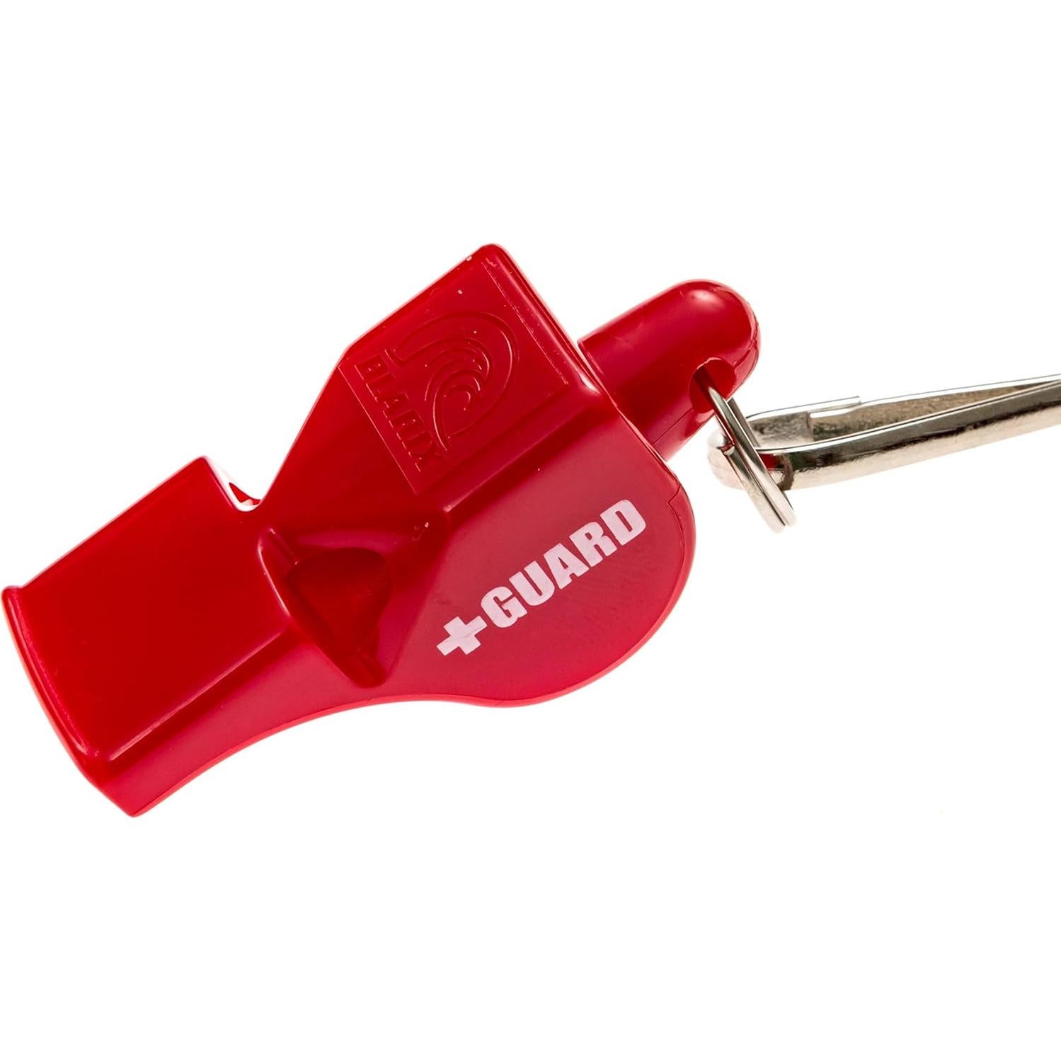 Silbato de Guardia BLARIX con Cordón Nylon Rojo