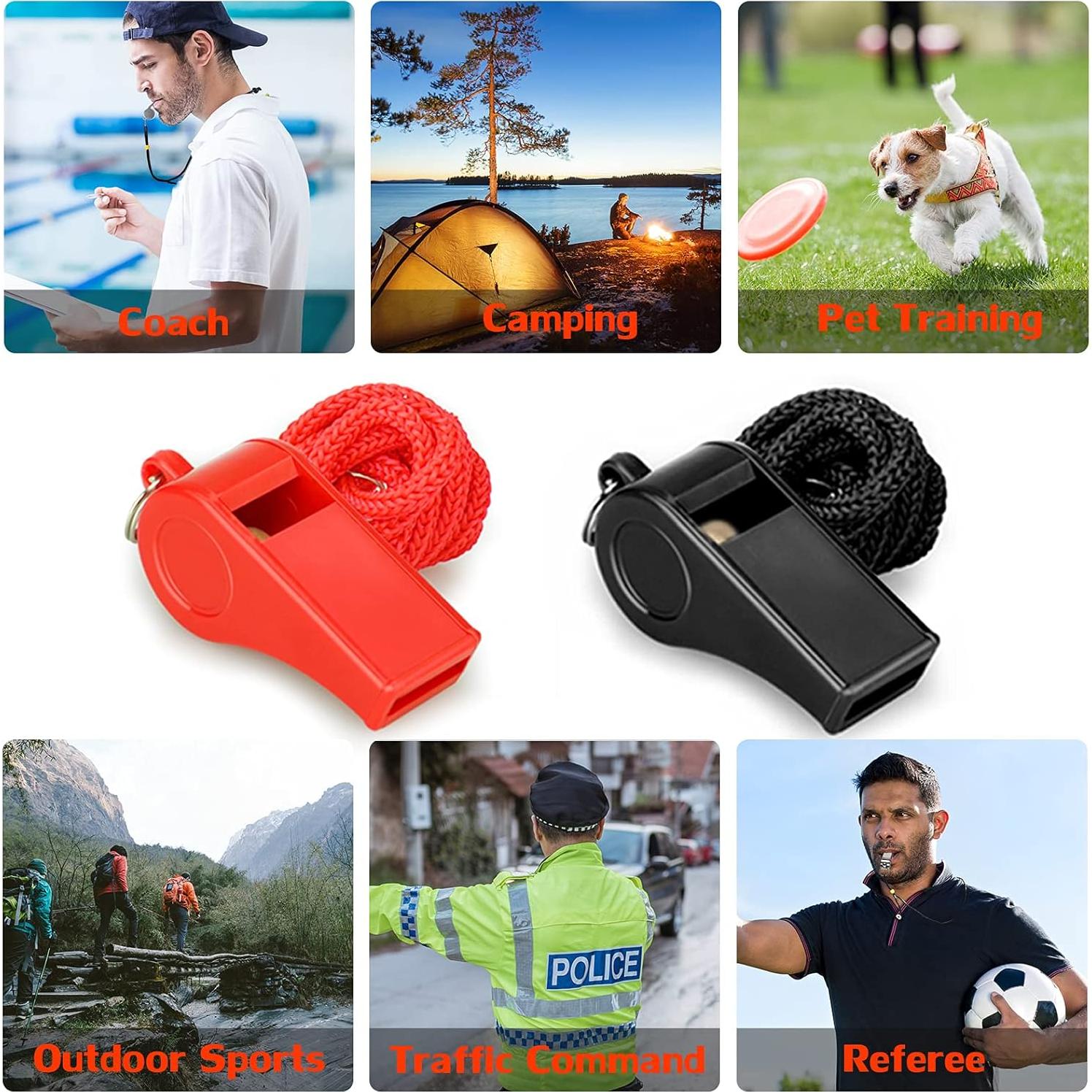 Silbato de Entrenador Hipat con Cordón - Sonido 120dB