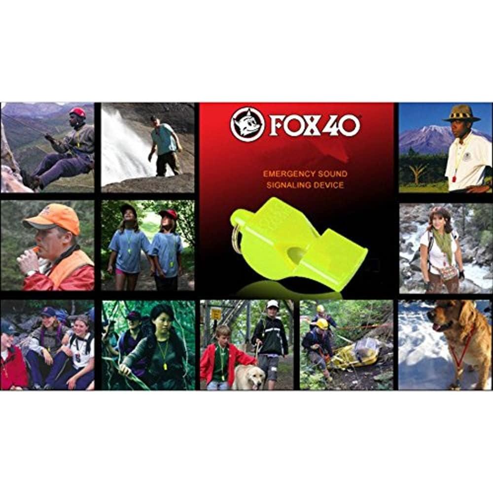 Silbato de Seguridad Fox 40 Classic CMG 115 dB Púrpura con Cordón